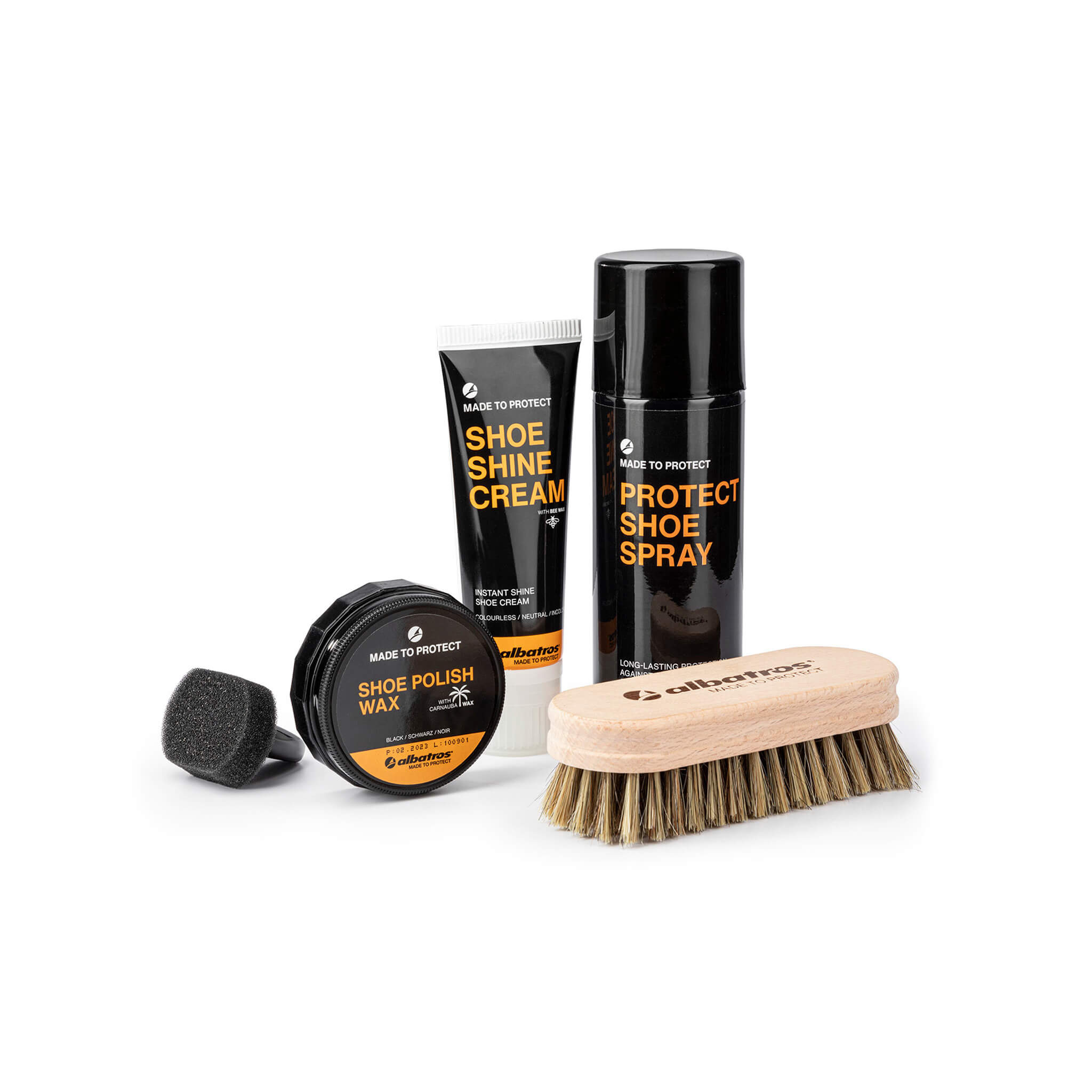 ALBATROS Schuhpflege Set Vorderansicht