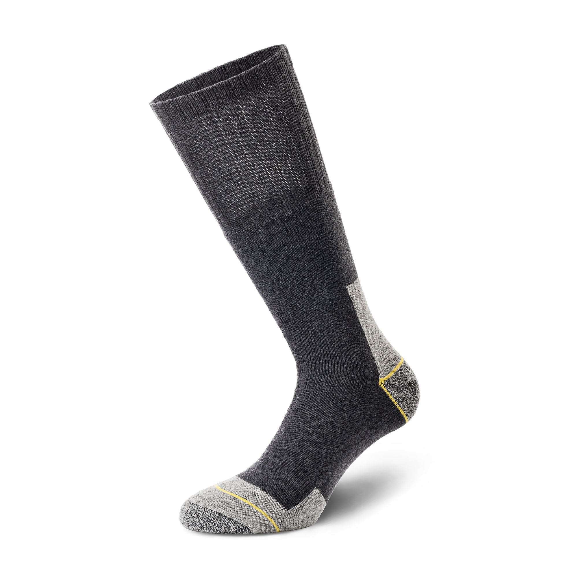 BISLEY Tempo Duo Arbeitssocke schwarz-grau Seitenansicht