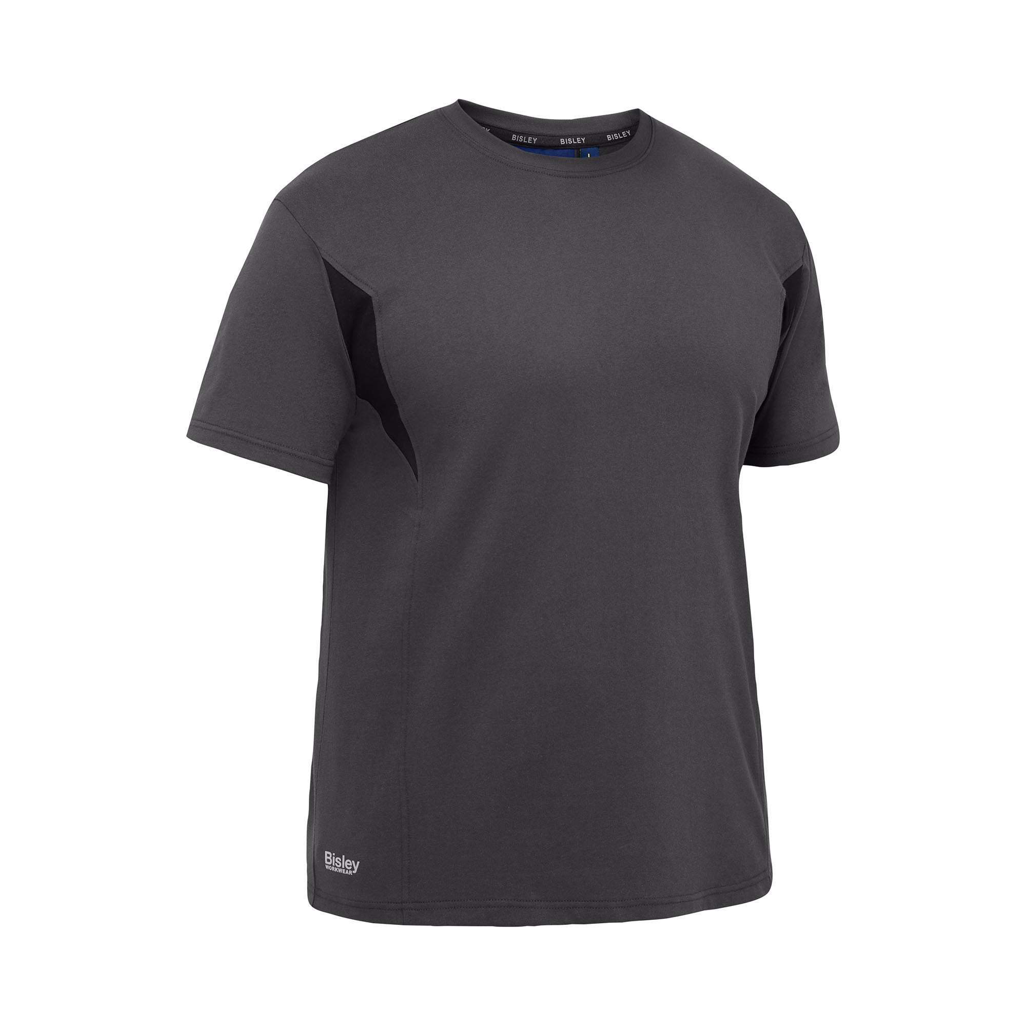 BISLEY RAWSON TWO-TONE T-SHIRT grau Vorderansicht #farbe_grau