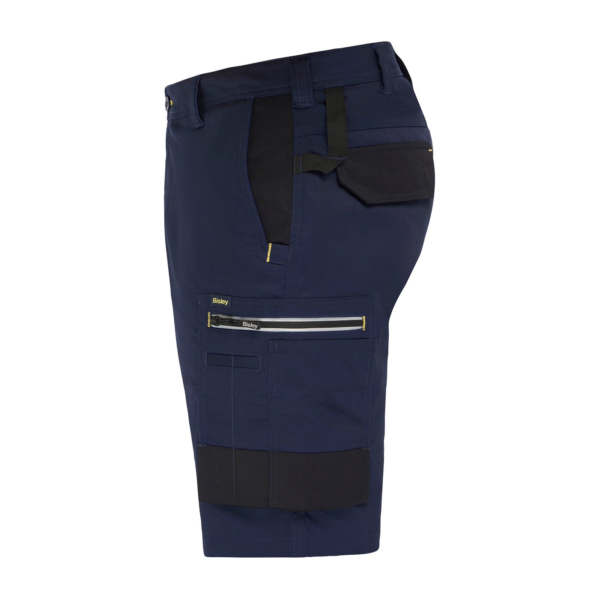 BISLEY OLIVER TWO-TONE SHORTS Cargo-Shorts blau Seitenansicht links #farbe_blau