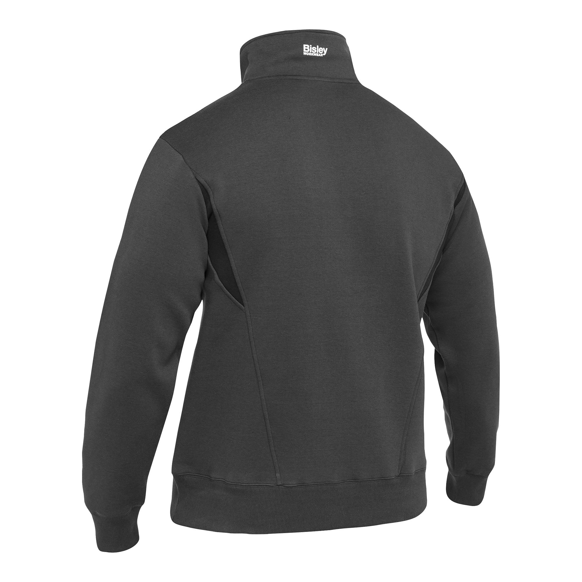 BISLEY Rawson Two-Tone Sweater blau Herren Frontansicht #farbe_grau