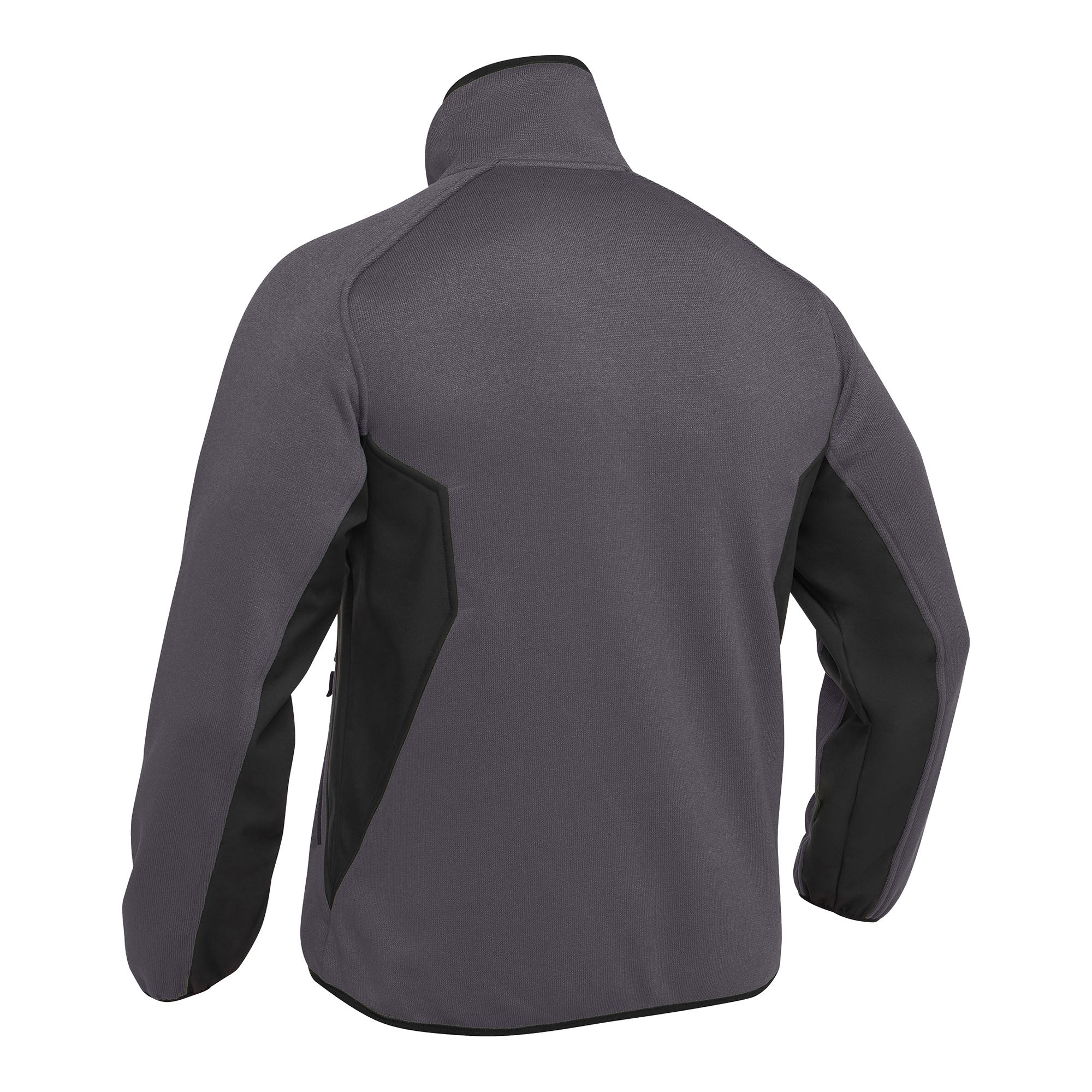 BISLEY Concept Knit Softshelljacke grau Hinteransicht #farbe_grau