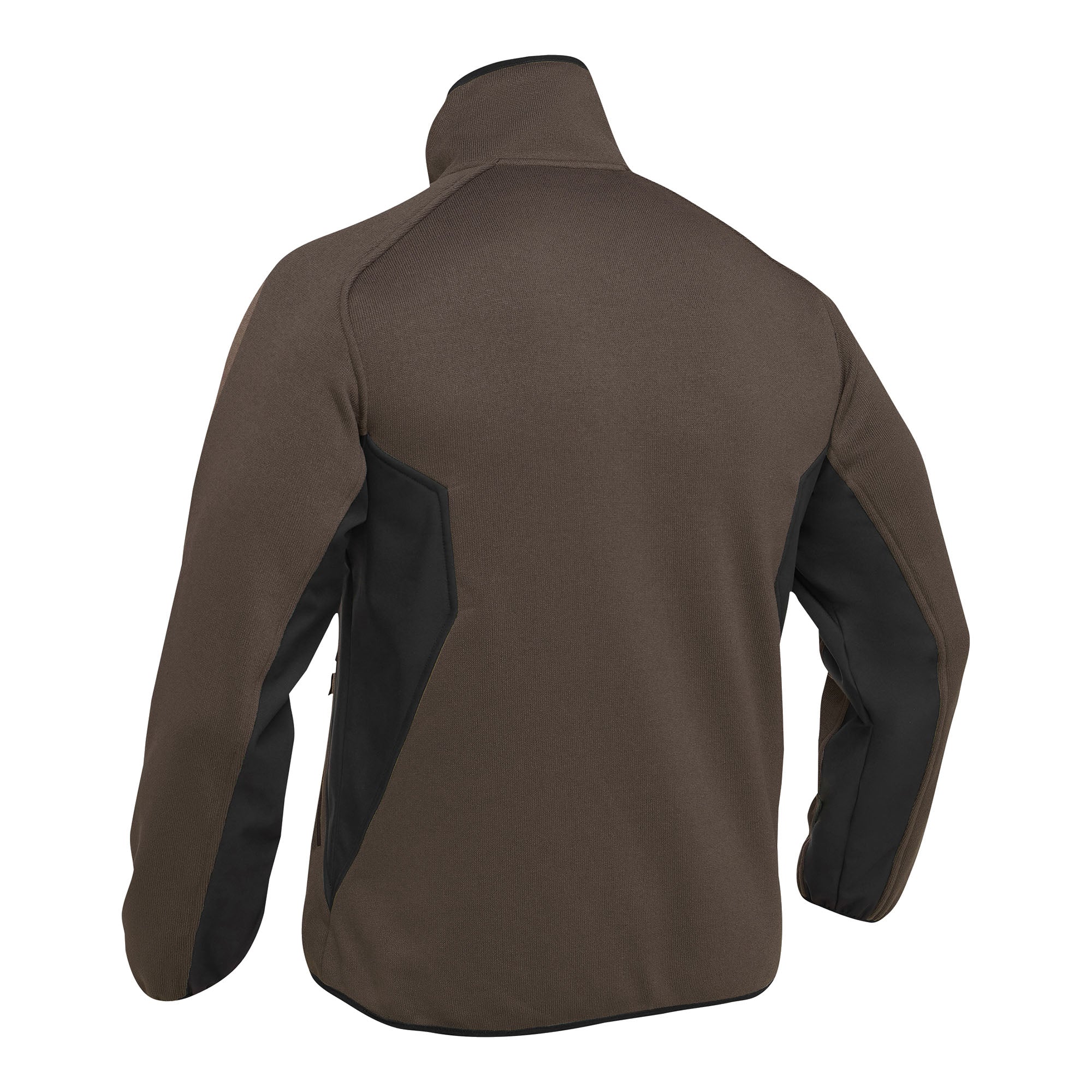 BISLEY Concept Knit Softshelljacke braun Hinteransicht #farbe_braun