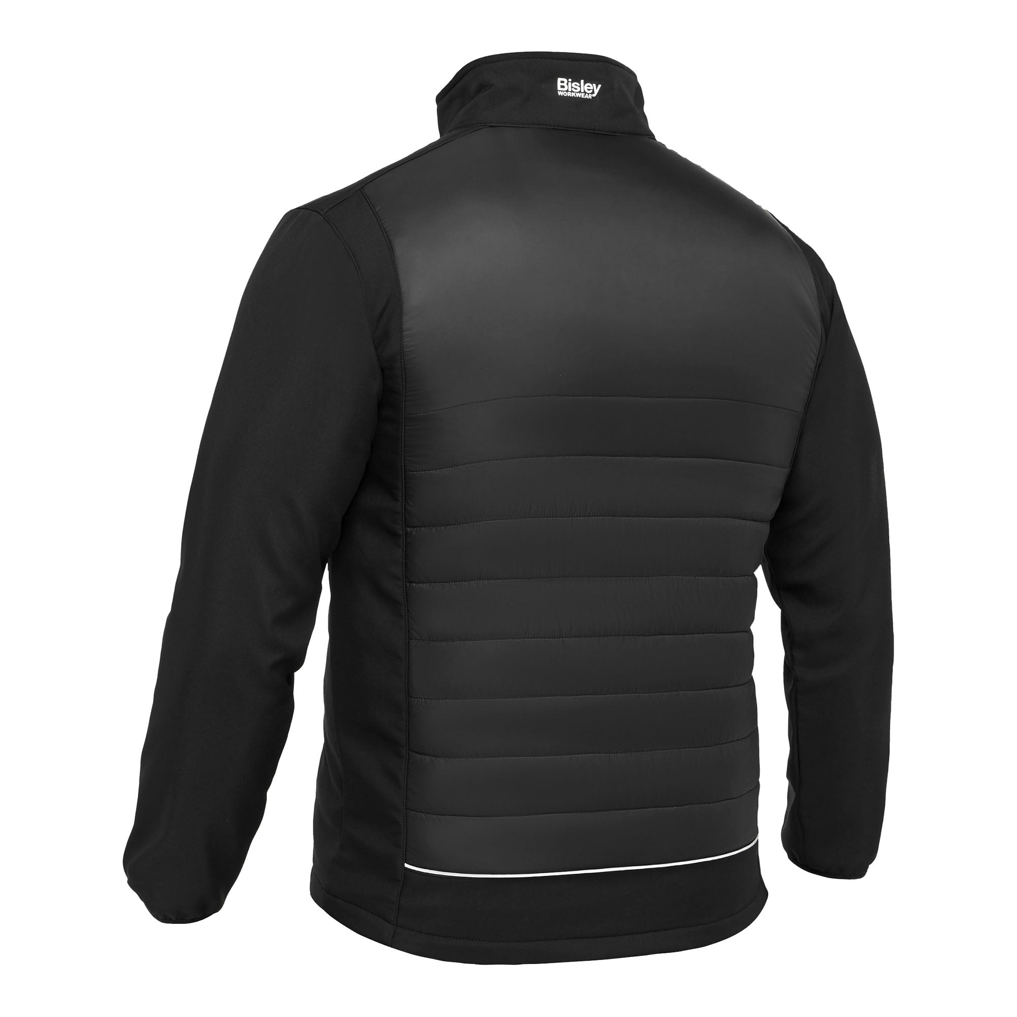 BISLEY Cooper Softshelljacke schwarz Hinteransicht #farbe_schwarz