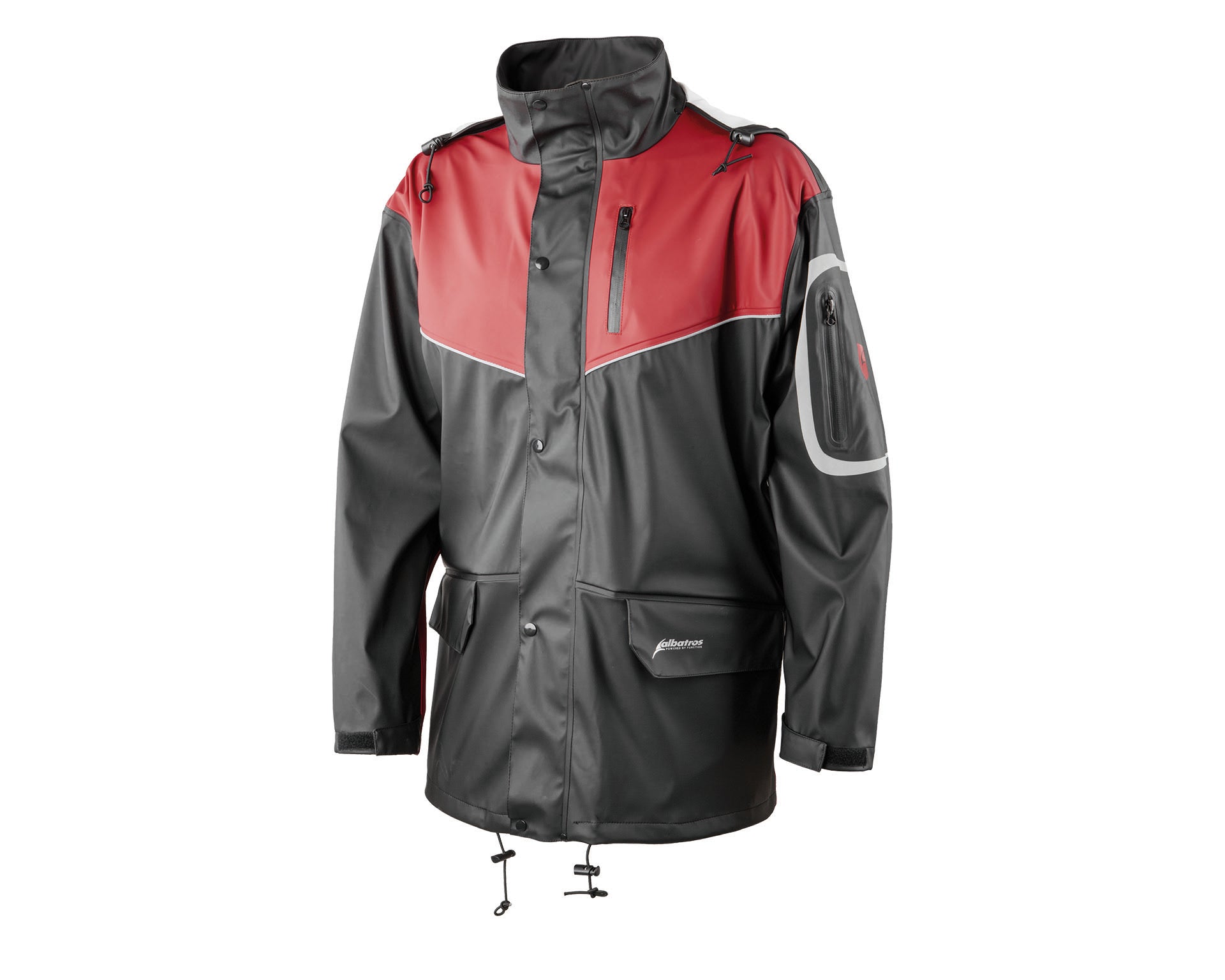 ALBATROS CLIMATE JKT Regenjacke schwarz Herren Vorderansicht #farbe_schwarz