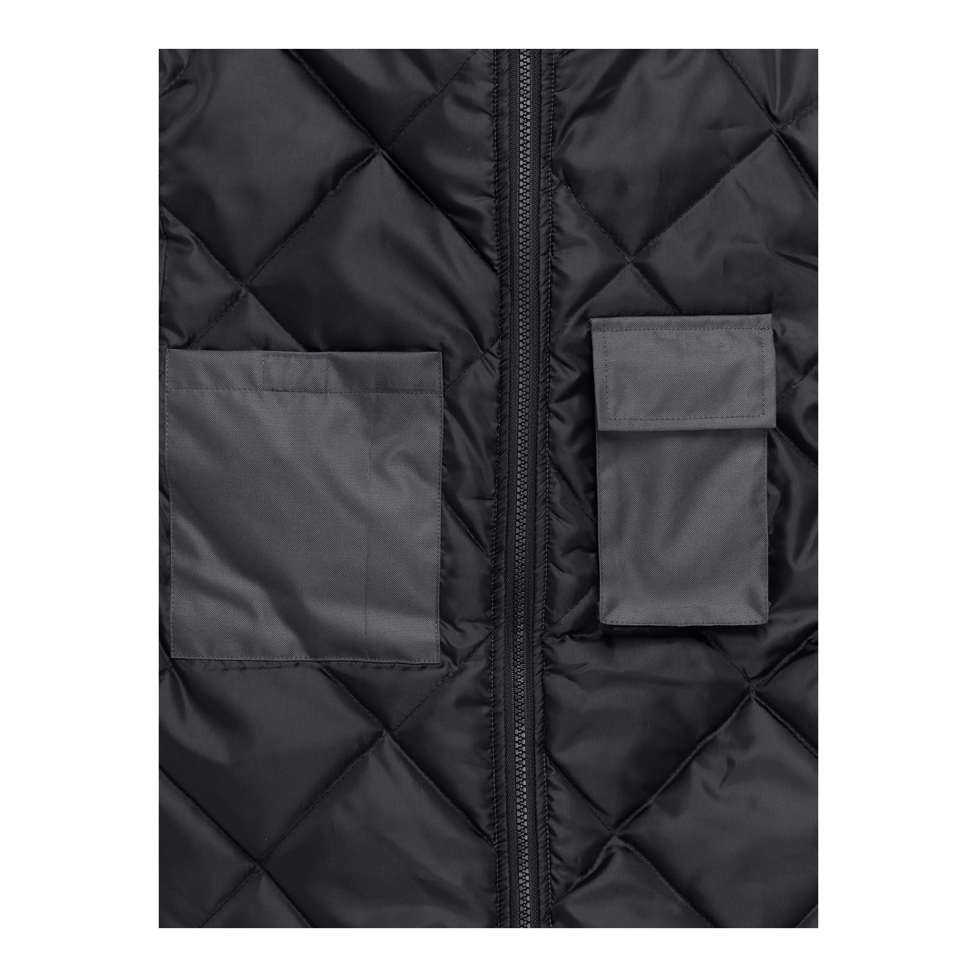 BISLEY Hughes Weste grau Detailansicht #farbe_grau