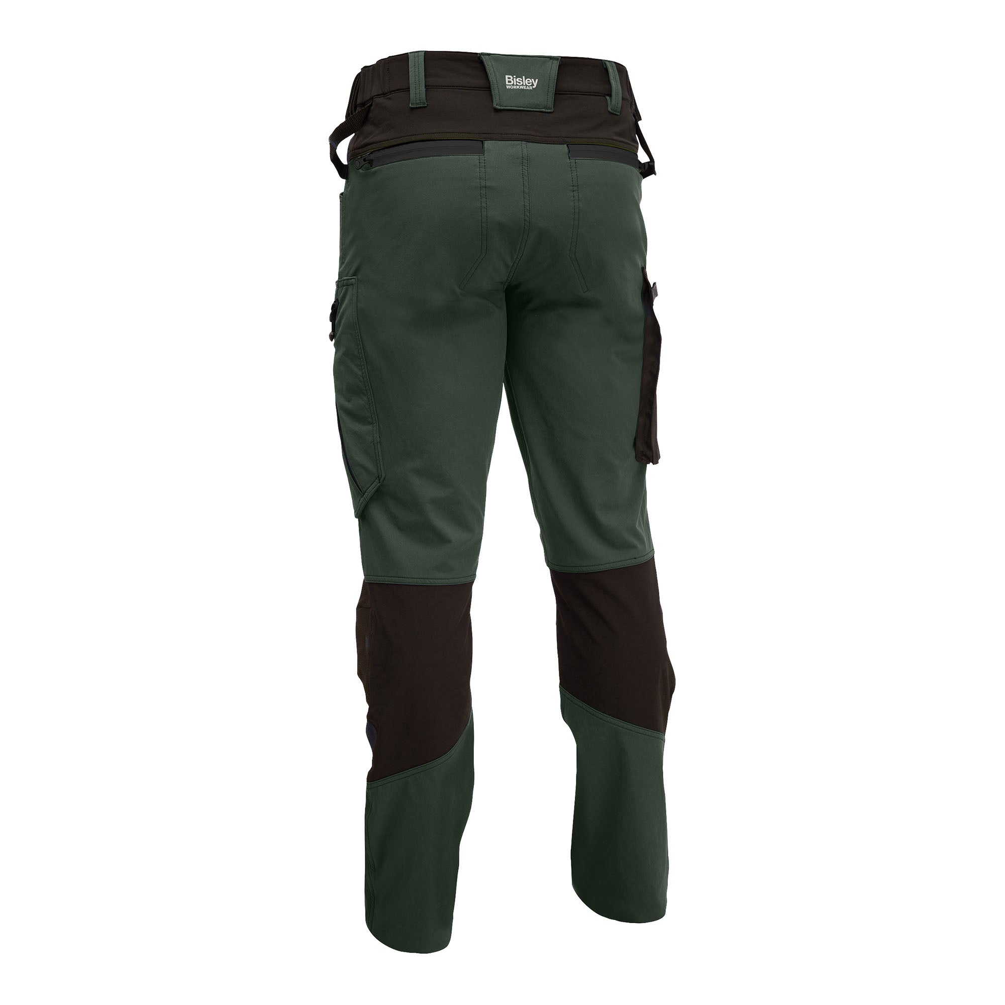 BISLEY Concept Stretch Trs Bundhose grün Hinteransicht #farbe_grün
