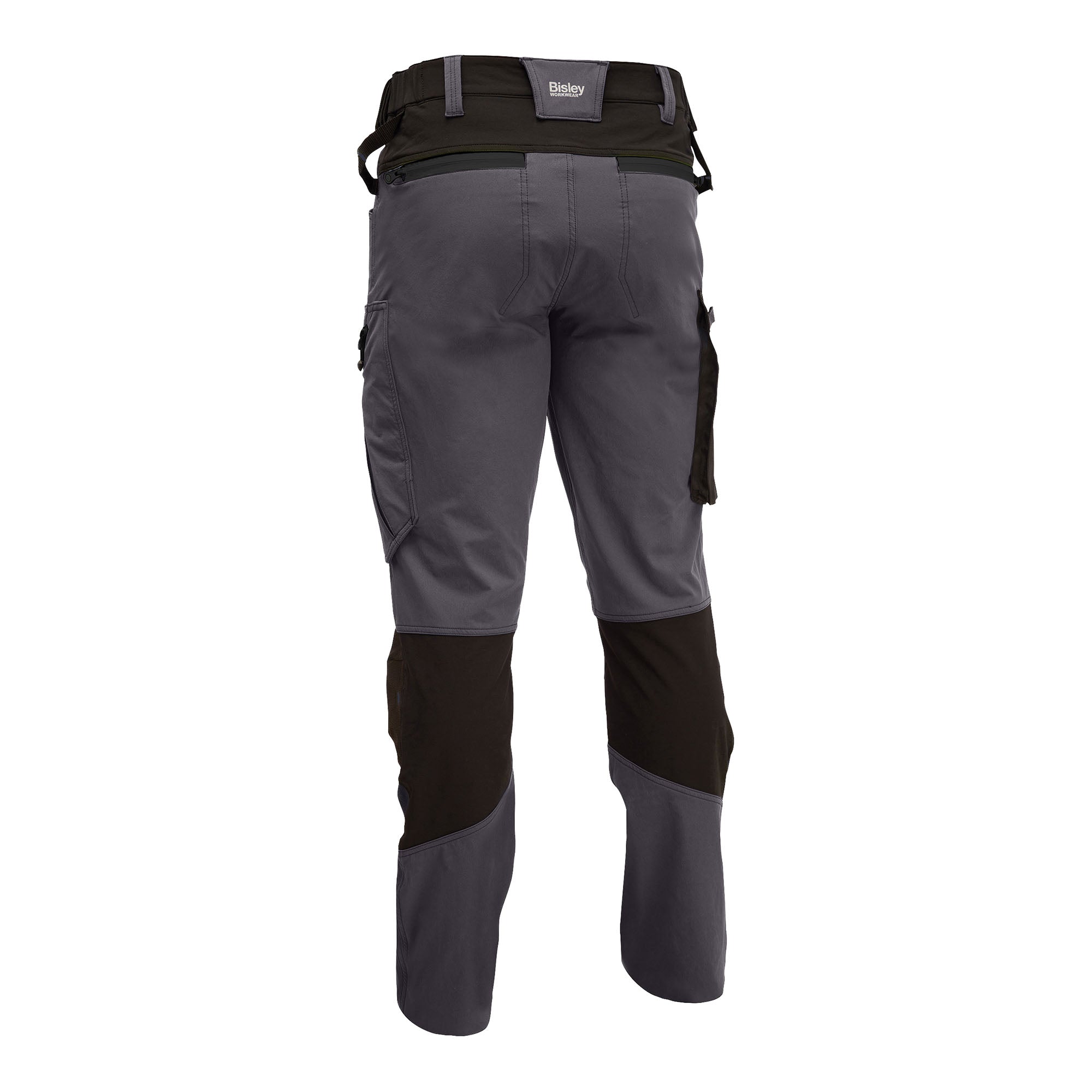 BISLEY Concept Stretch Trs Bundhose grau Hinteransicht #farbe_grau