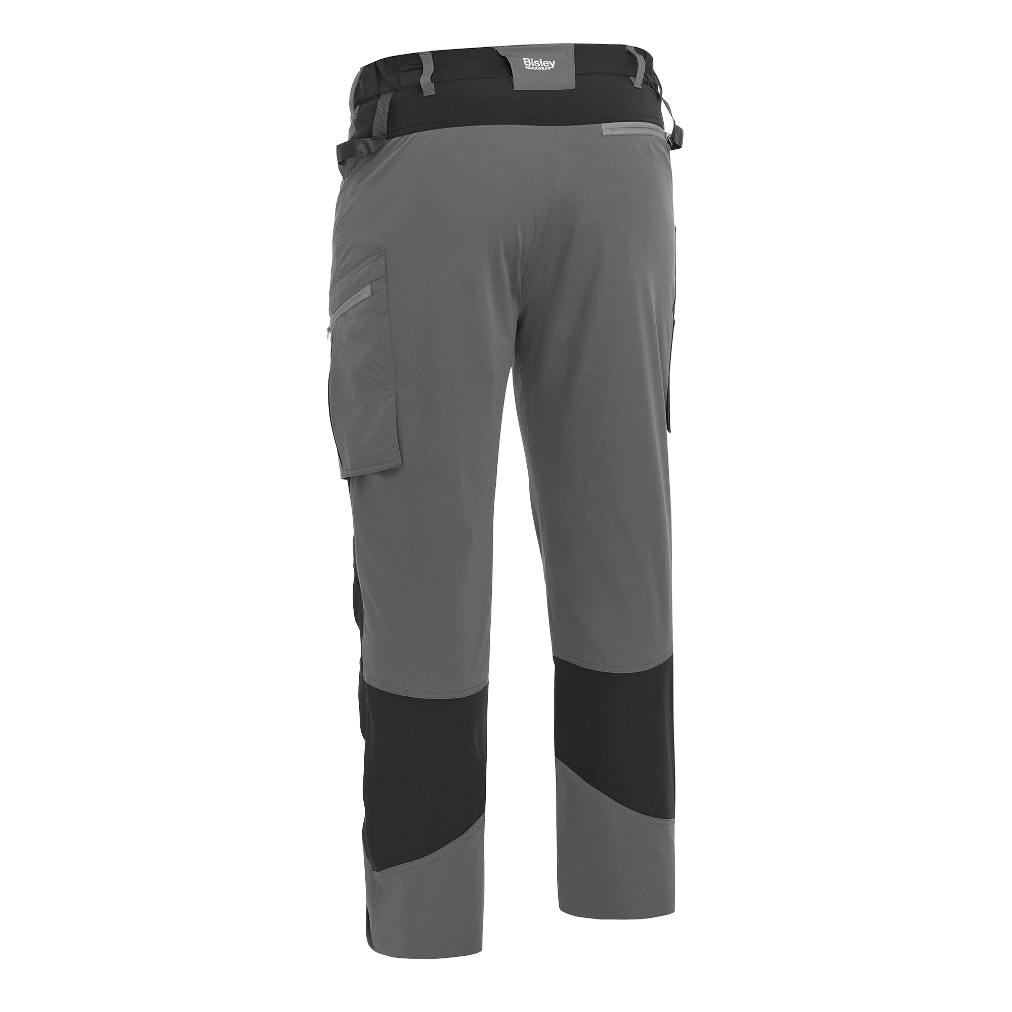 BISLEY CONCEPT STRETCH LIGHT LG Arbeitshose schwarz Rückansicht