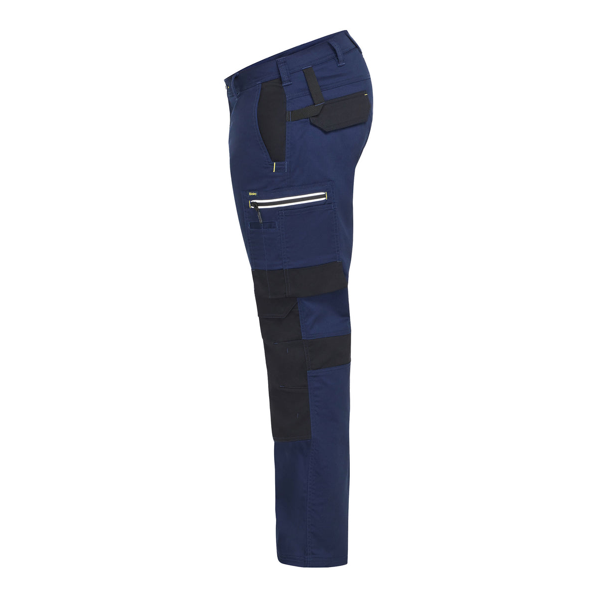 BISLEY Oliver Two-Tone Trs Arbeitshose blau Seitenansicht Links #farbe_blau