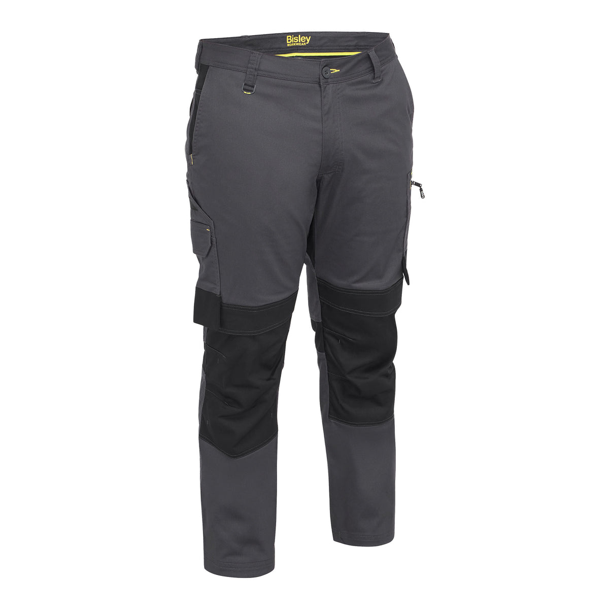 BISLEY Oliver Two-Tone Trs Arbeitshose grau Vorderansicht #farbe_grau