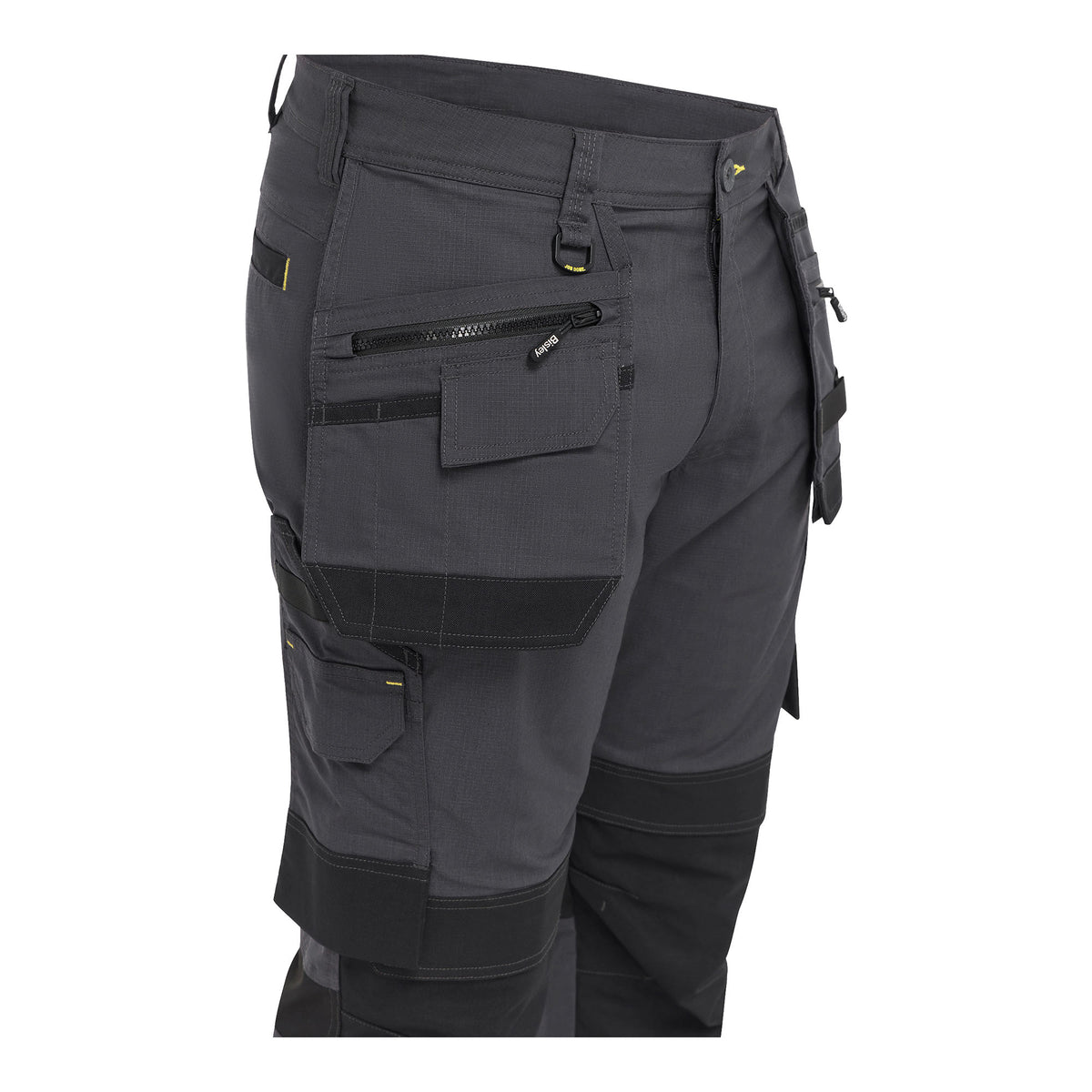 BISLEY Maddox Two-Tone Trs Arbeitshose grau Detailansicht Rechts #farbe_grau