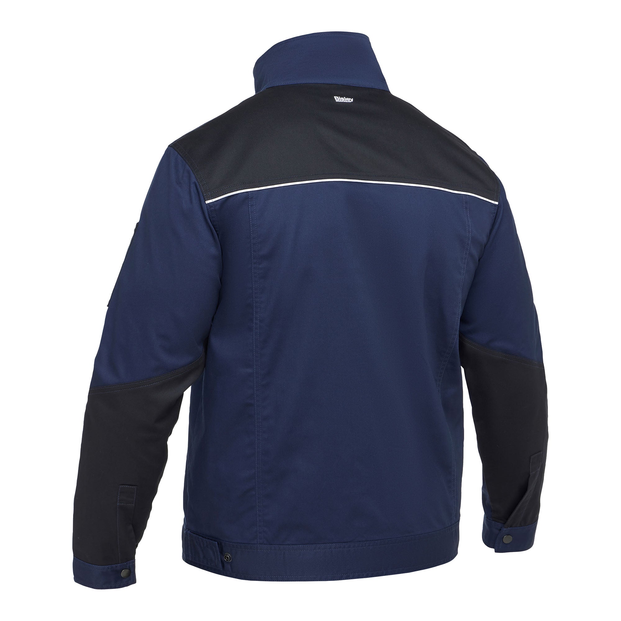 BISLEY Oliver Arbeitsjacke blau Hinteransicht #farbe_blau