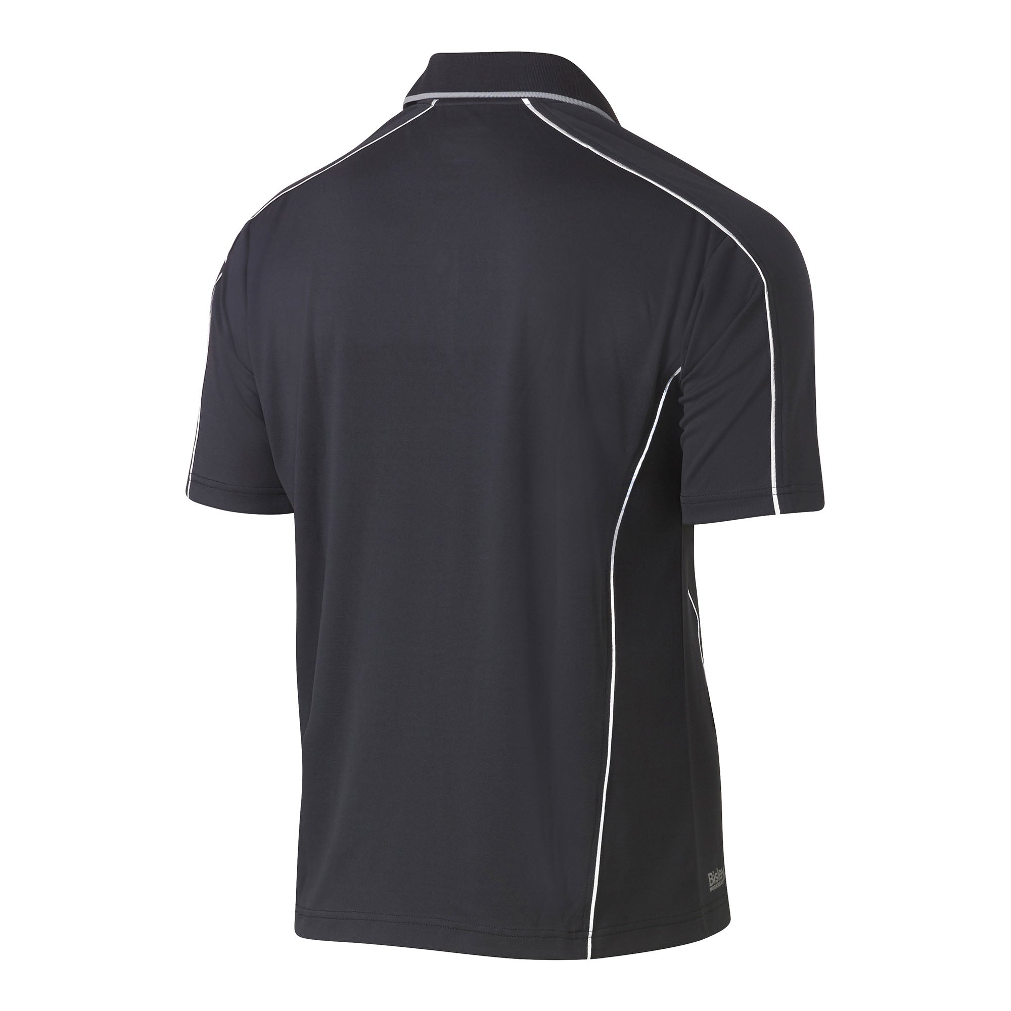 BISLEY COOL Poloshirt anthrazit Herren Rückansicht #farbe_anthrazit