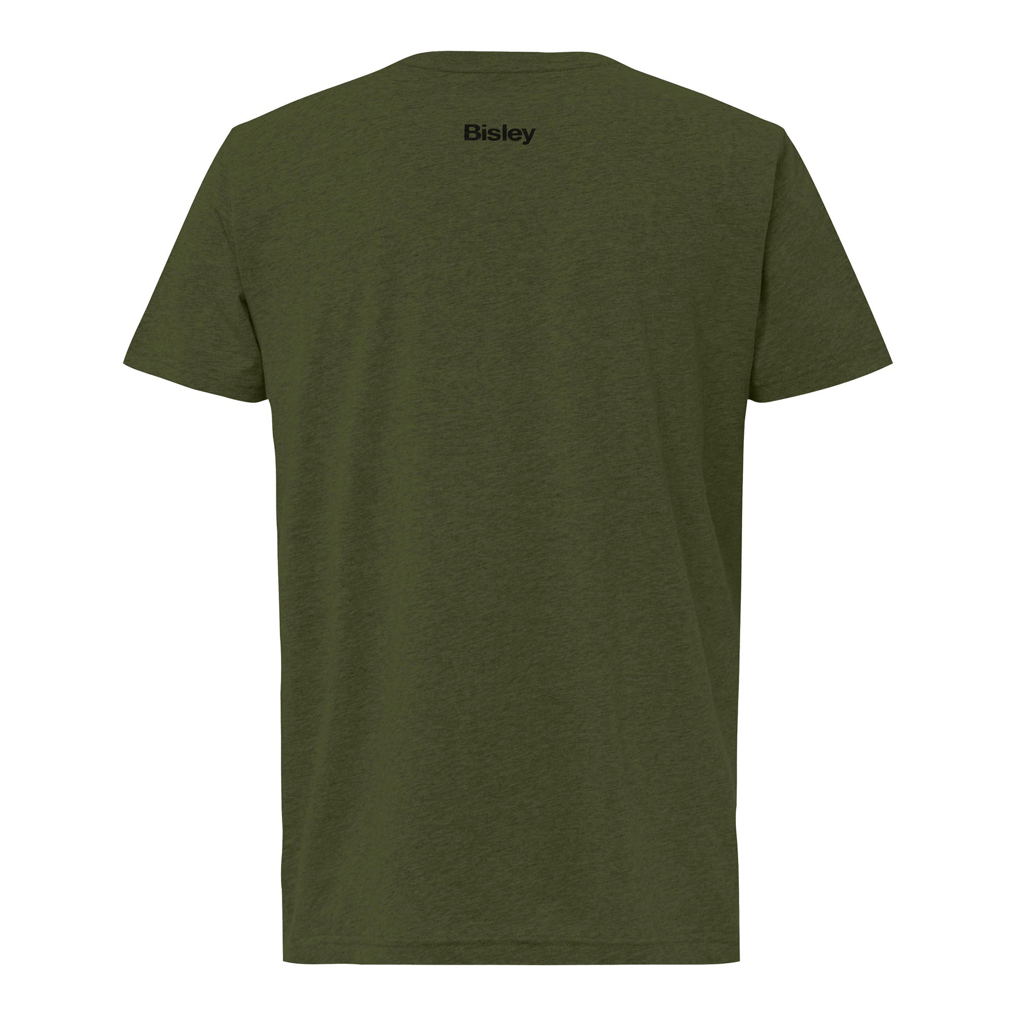 BISLEY COTTON LOGO T-Shirt grün Herren Rückansicht #farbe_grün