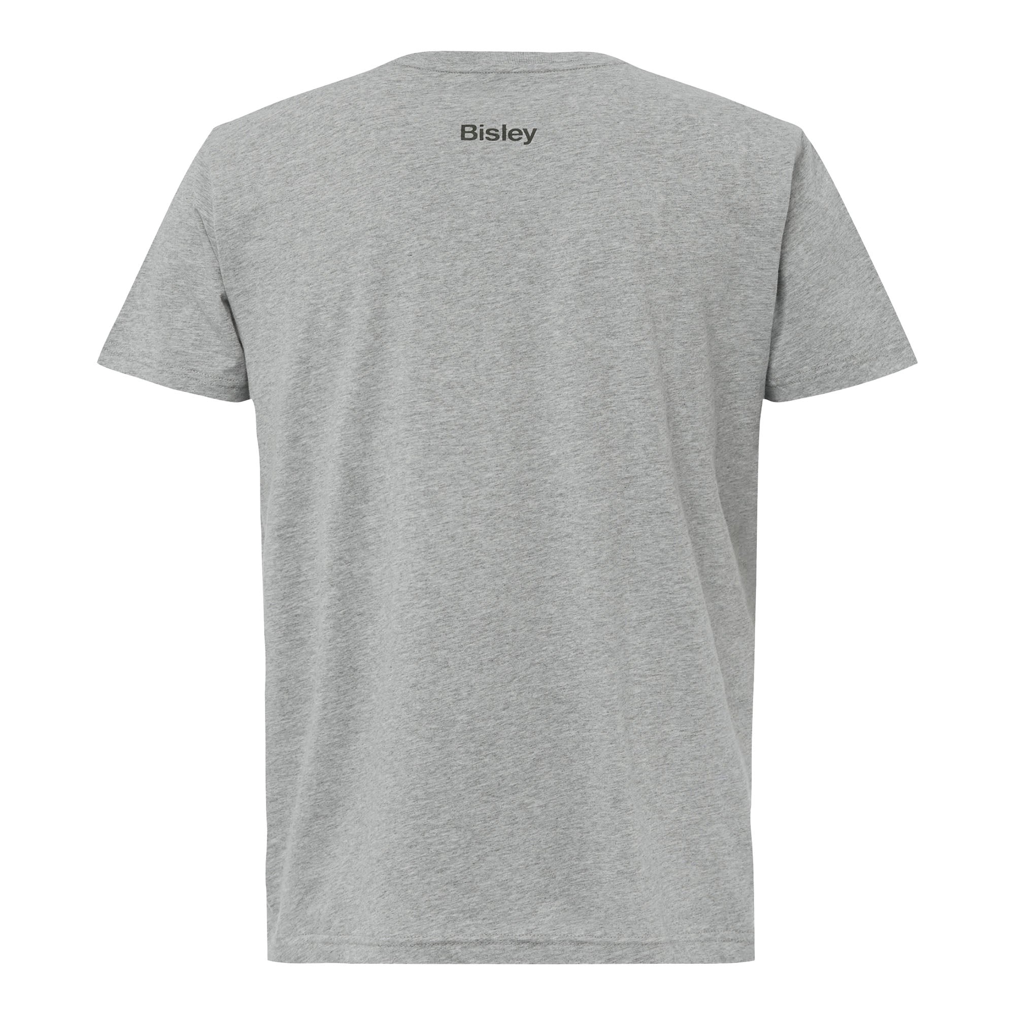 BISLEY COTTON LOGO T-Shirt grau Herren Rückansicht #farbe_grau