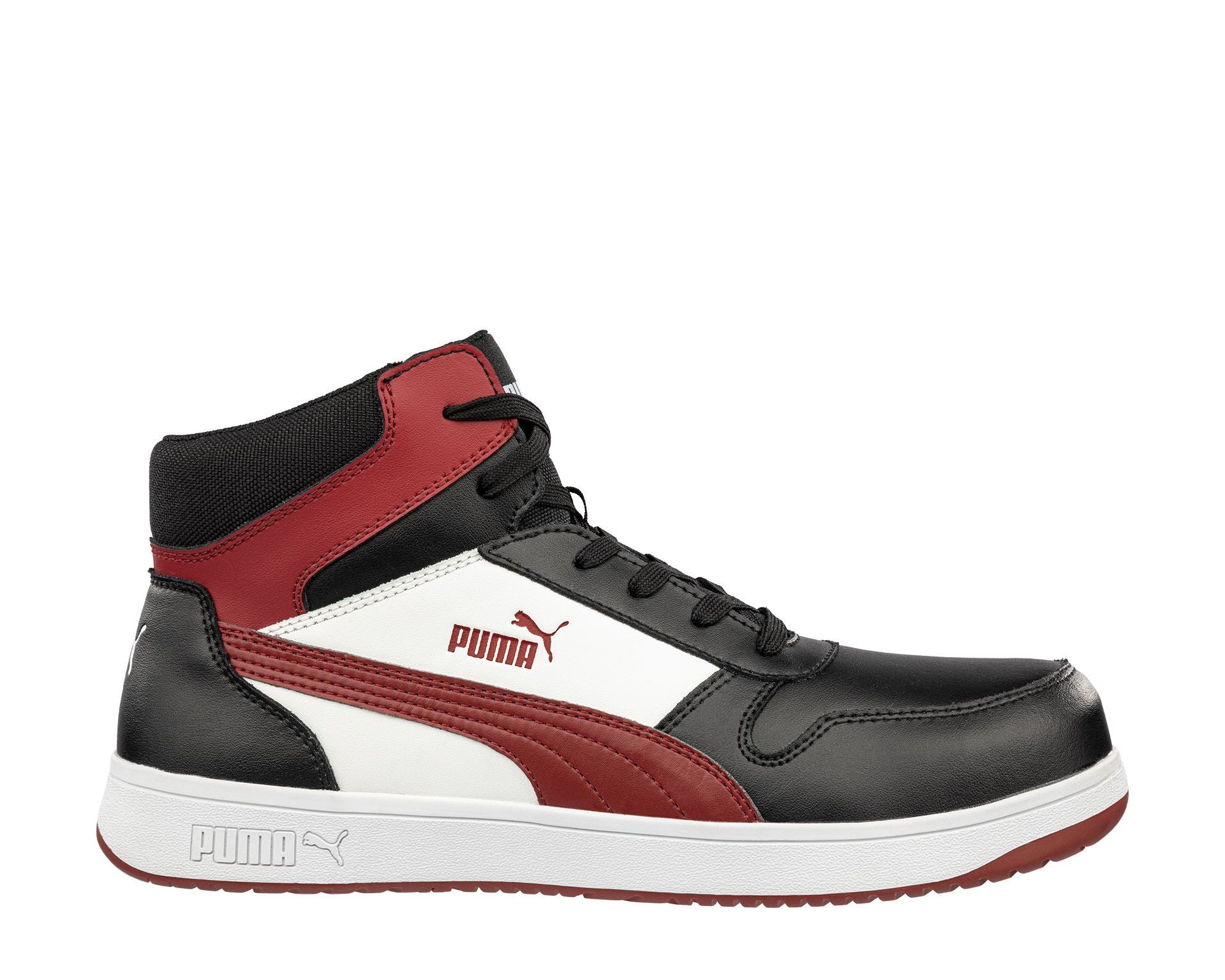 PUMA SAFETY FRONTCOURT MID Sicherheitsschuh S3L ESD rot Herren rechts #farbe_rot