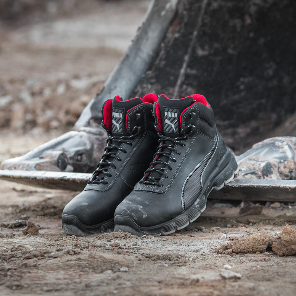 PUMA SAFETY CONDOR MID Sicherheitsschuh S3L ESD schwarz Herren Imagebild #farbe_schwarz