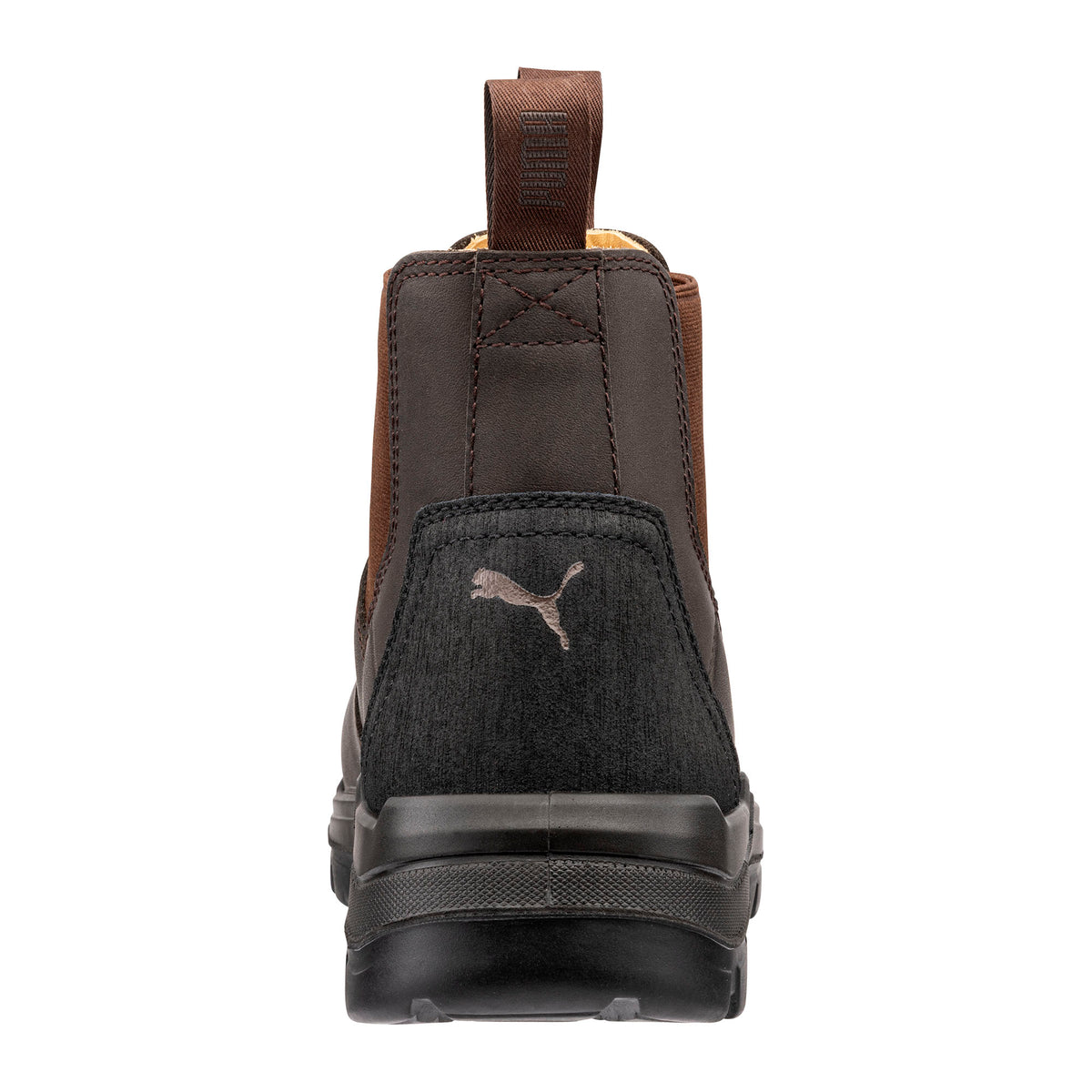 PUMA SAFETY TANAMI MID Sicherheitsschuh S3 braun Herren Rückansicht