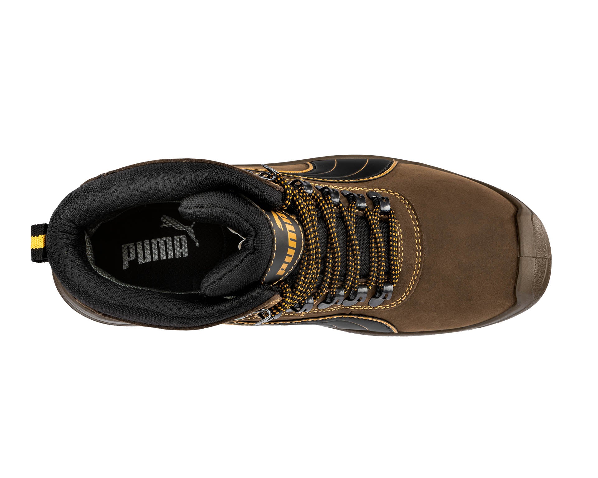 PUMA SAFETY SIERRA NEVADA ST CTX MID Schnürboots O2 braun oben