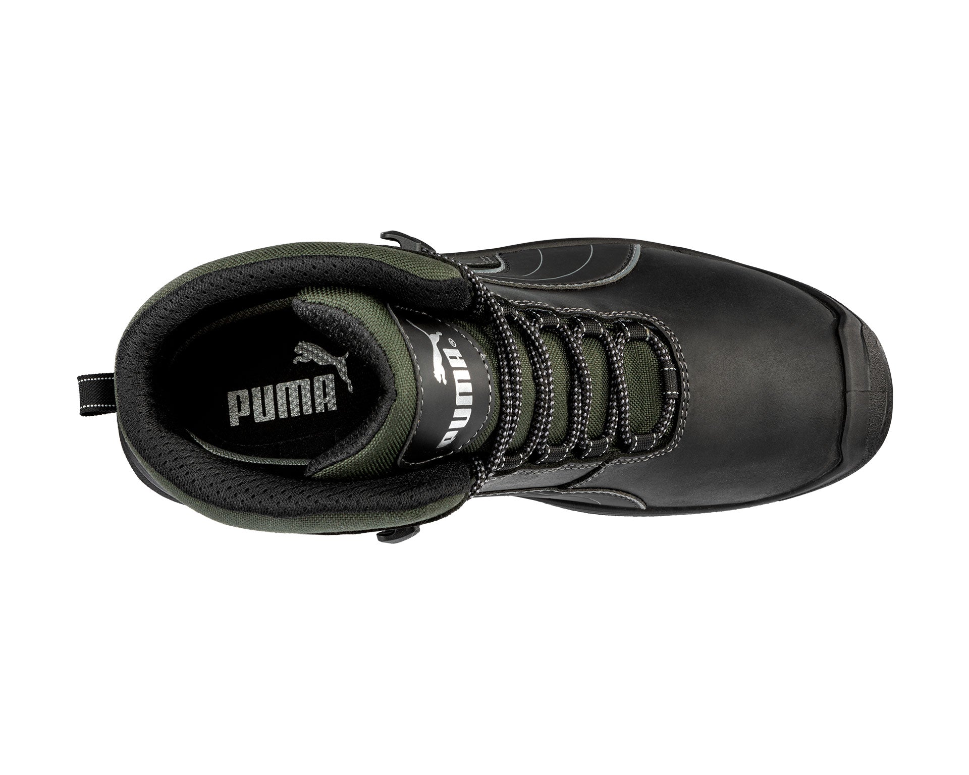 PUMA SAFETY CASCADES ST CTX MID Schnürboots O2 schwarz oben