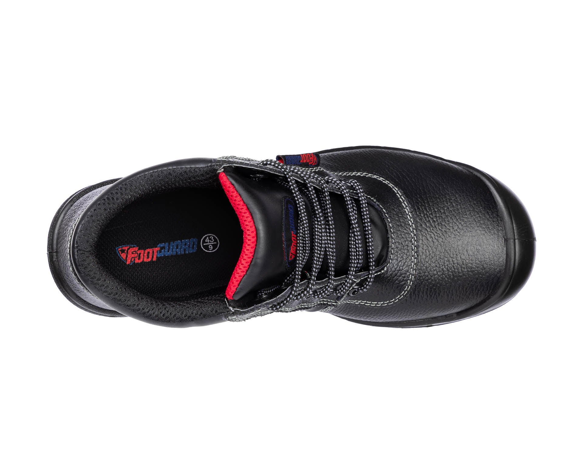 FOOTGUARD COMPACT MID Sicherheitsschuh S3 schwarz oben