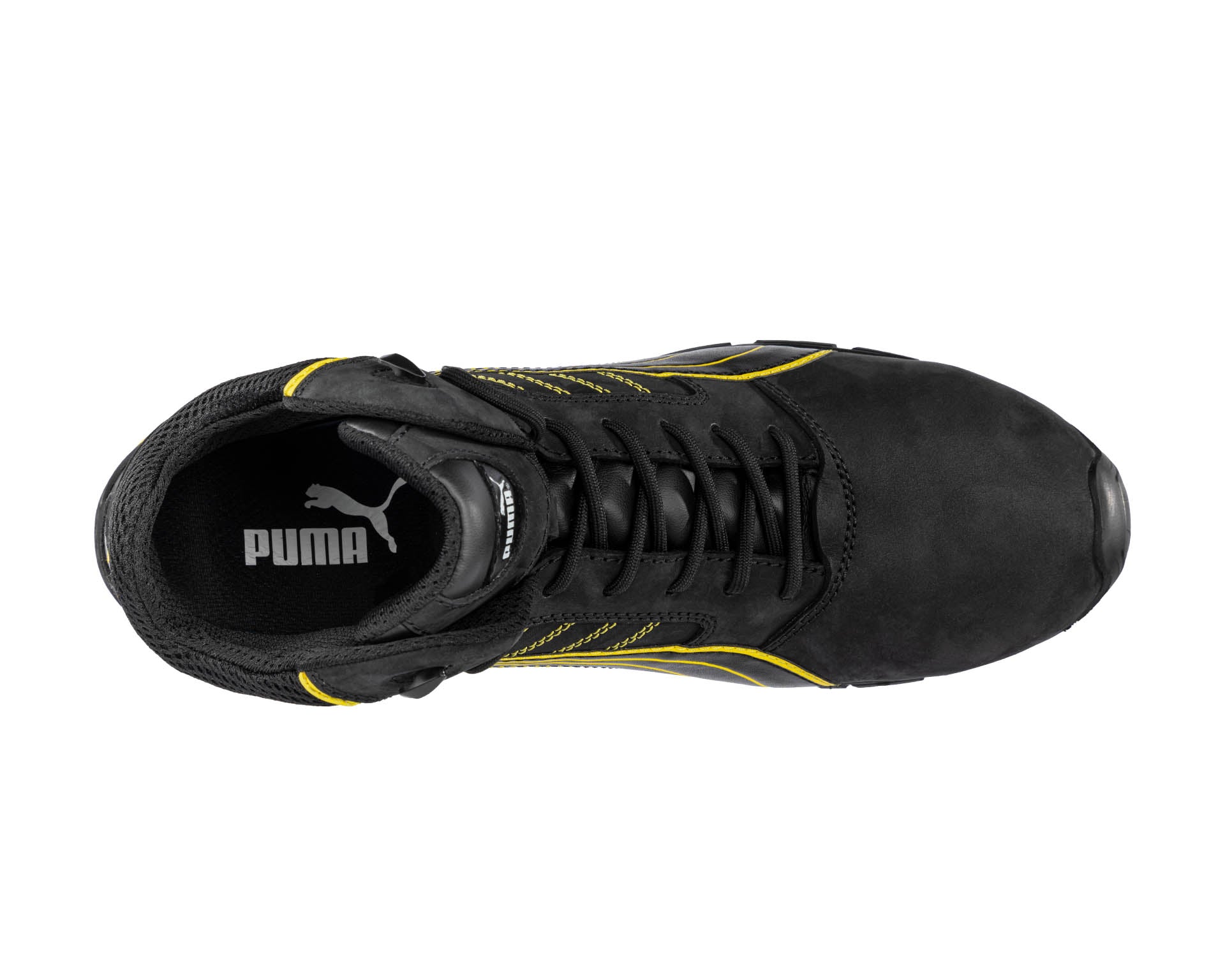 PUMA SAFETY AMSTERDAM MID Sicherheitsschuh S3L schwarz Herren oben