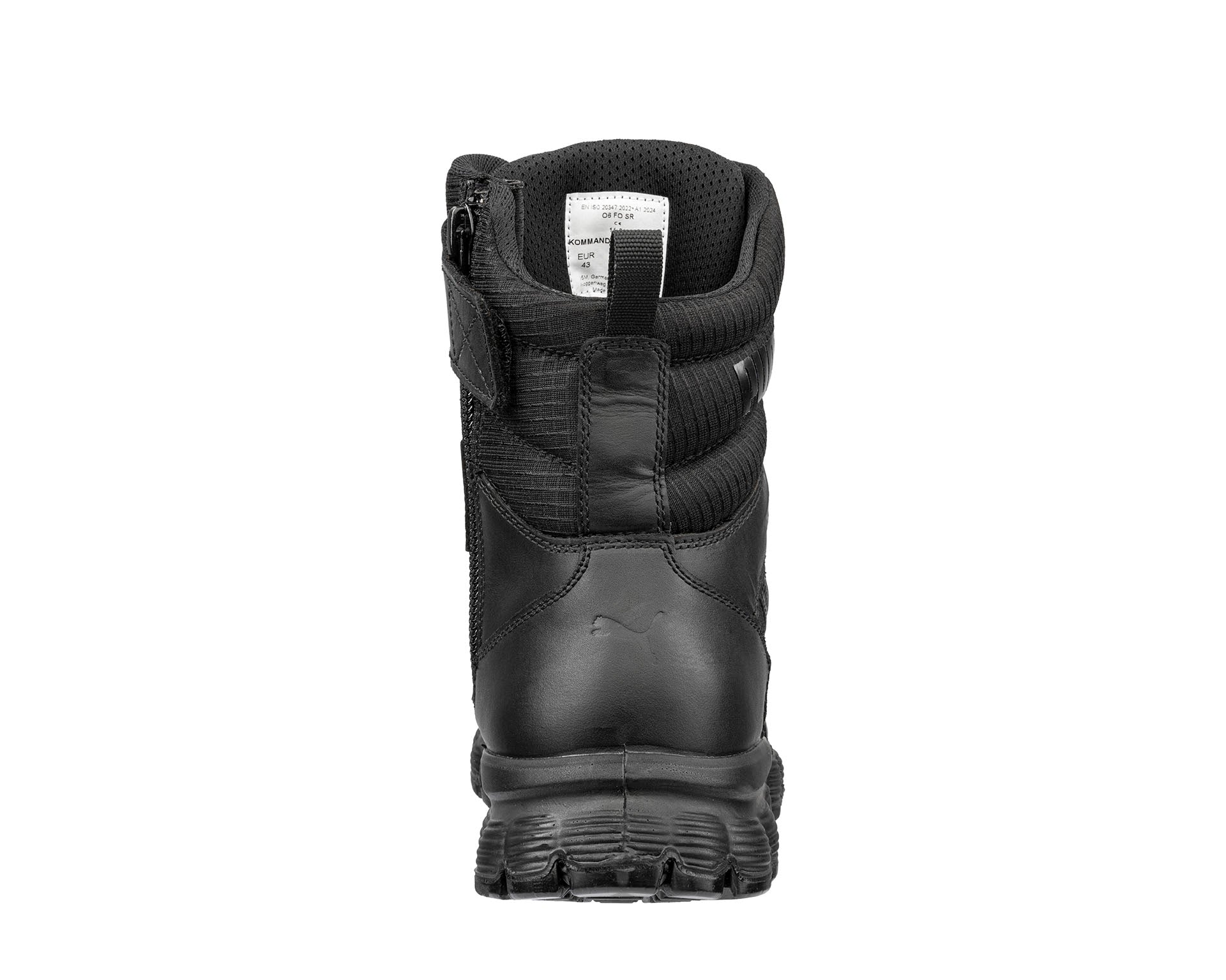 PUMA SAFETY KOMMANDO RB LR8 ZIP Berufsschuh O6 schwarz Rückansicht