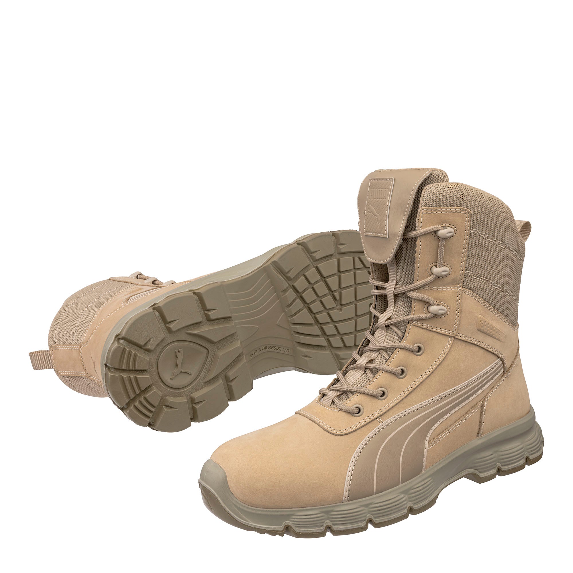 PUMA SAFETY KOMMANDO RB N8 Berufsschuh O1 beige Herren Paaransicht