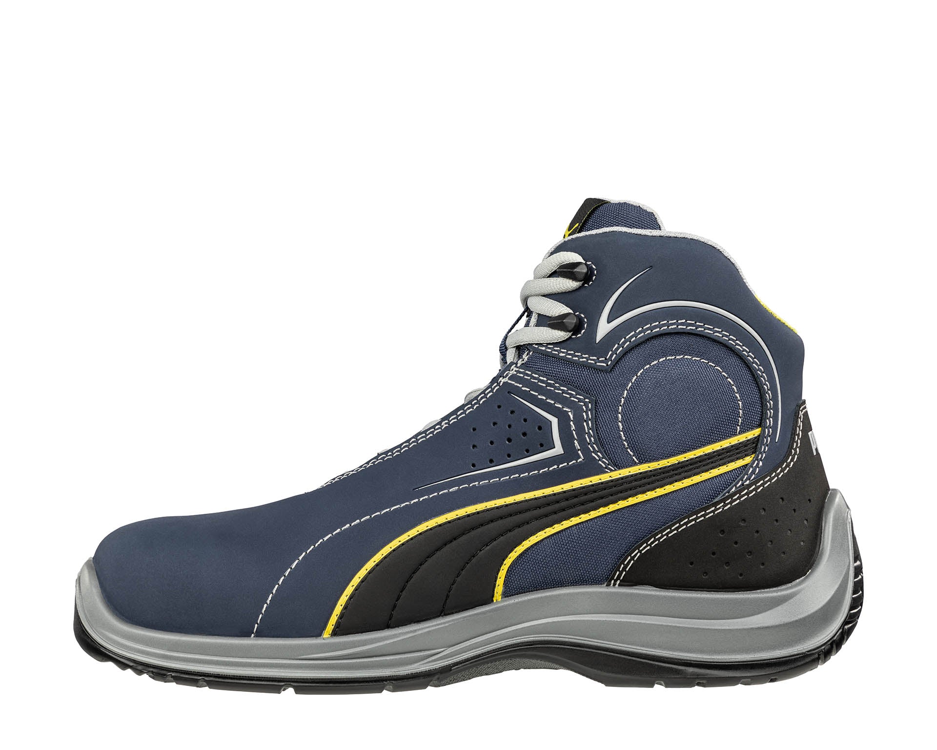 PUMA SAFETY TOURING MID Sicherheitsschuh SB blau links