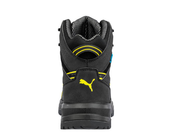 PUMA SAFETY ROCK HD CTX MID Sicherheitsschuh S7S schwarz Rückansicht