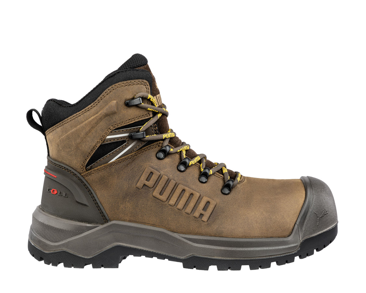 PUMA SAFETY IRON HD MID Sicherheitsschuh S3S braun Herren rechts #farbe_braun