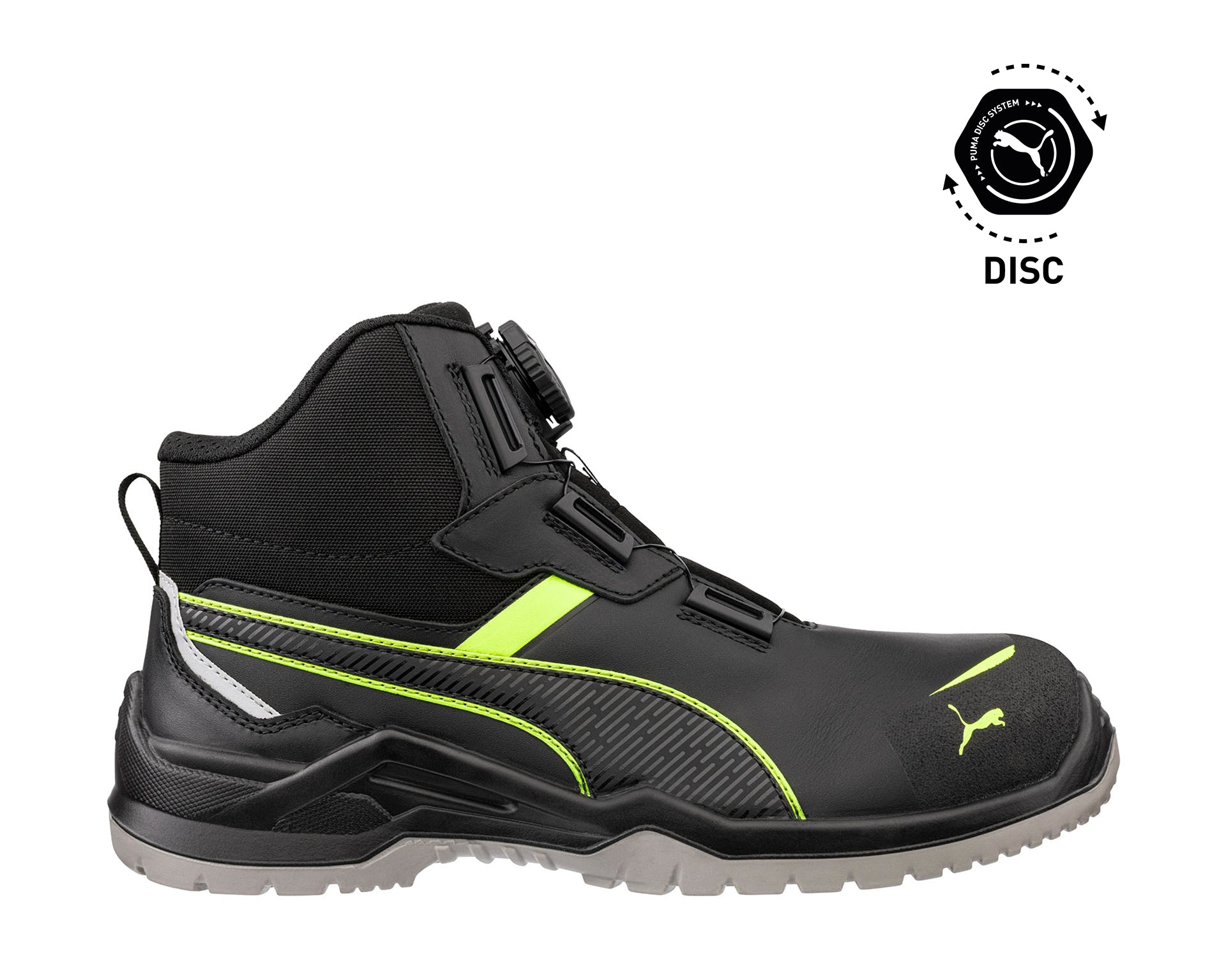 PUMA SAFETY KRYPTON DISC MID Sicherheitsschuh S3S ESD schwarz rechts