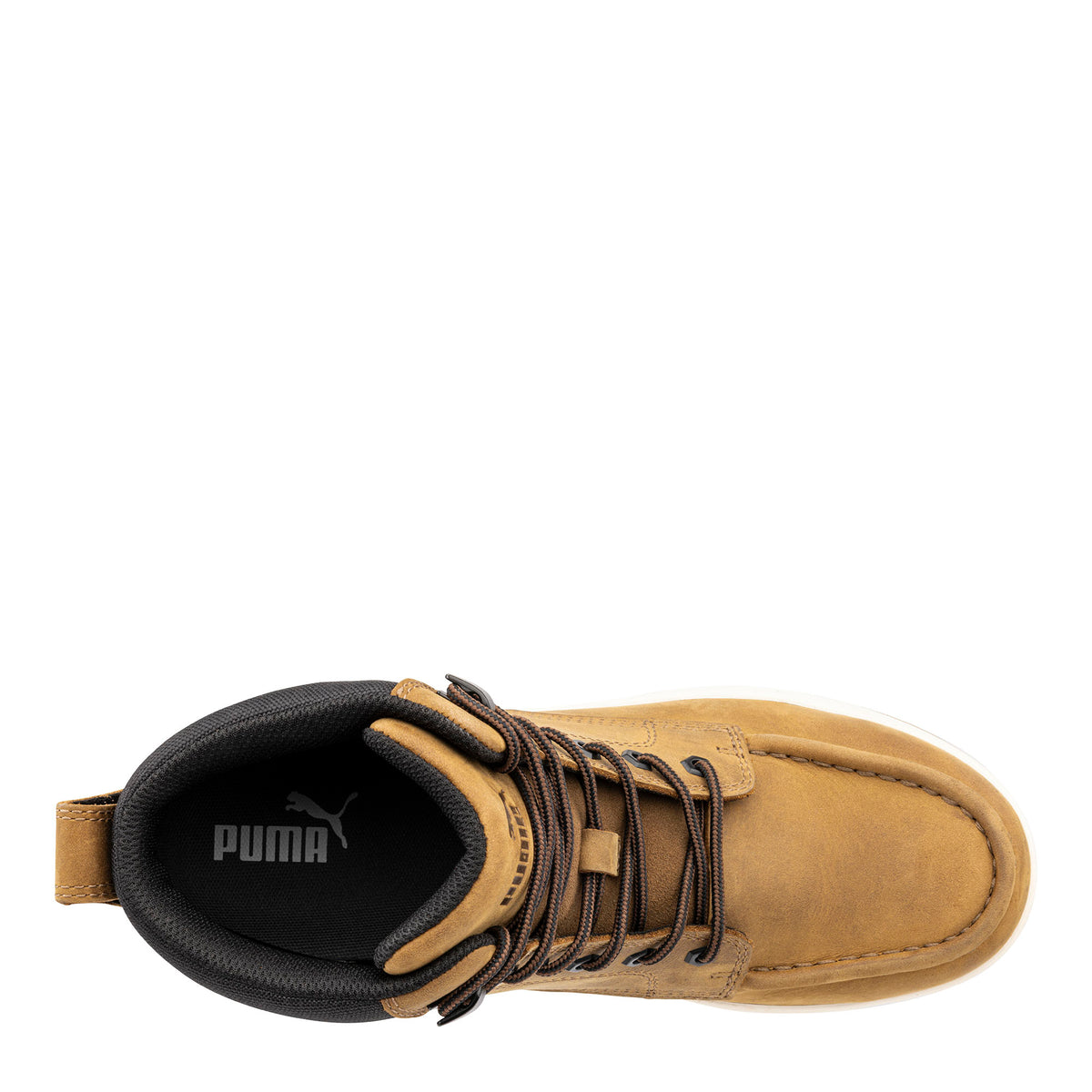 PUMA SAFETY WEDGE MID Sicherheitsschuh S3S ESD braun oben