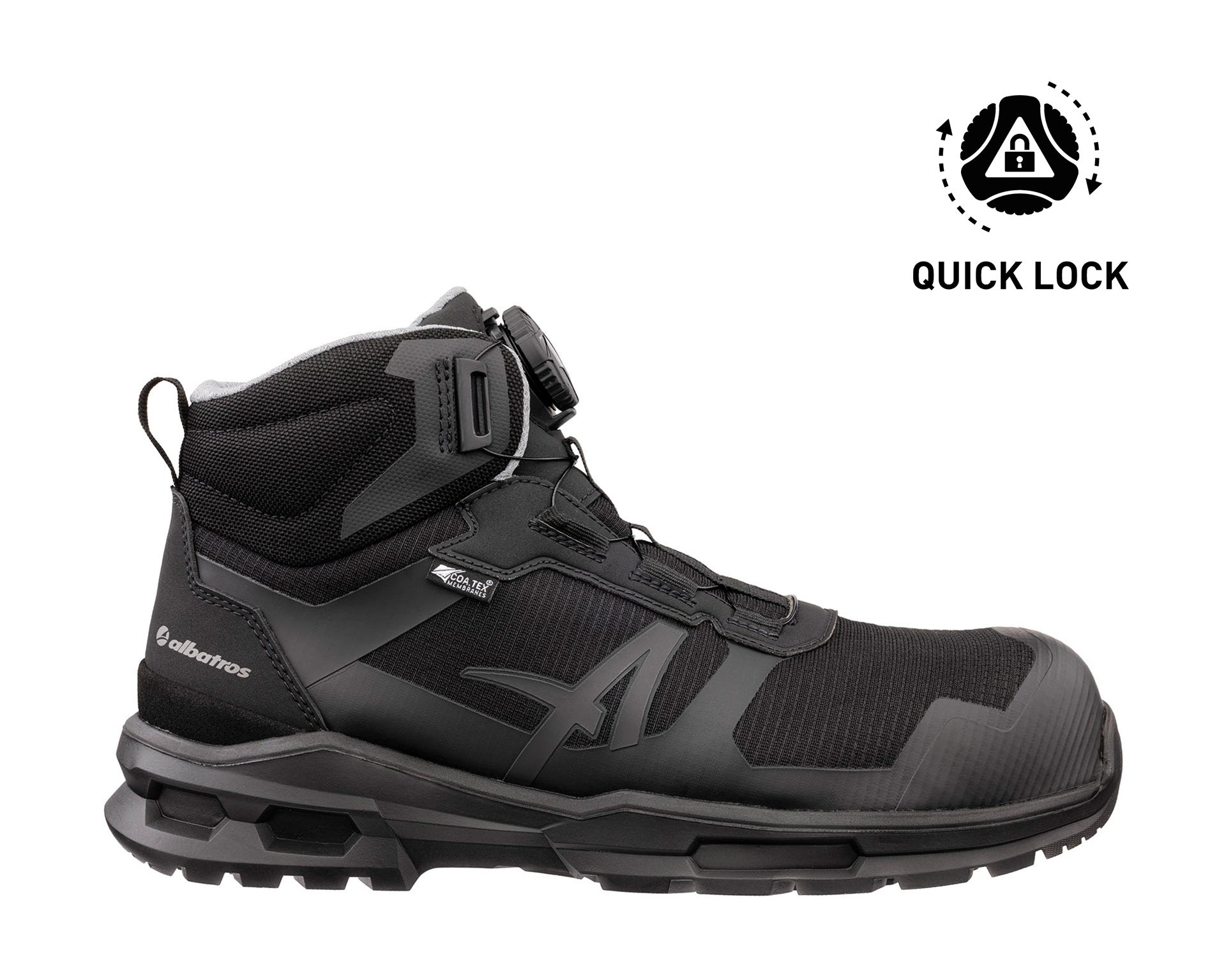ALBATROS HALO CTX QL MID Sicherheitsschuh S7S ESD schwarz rechts