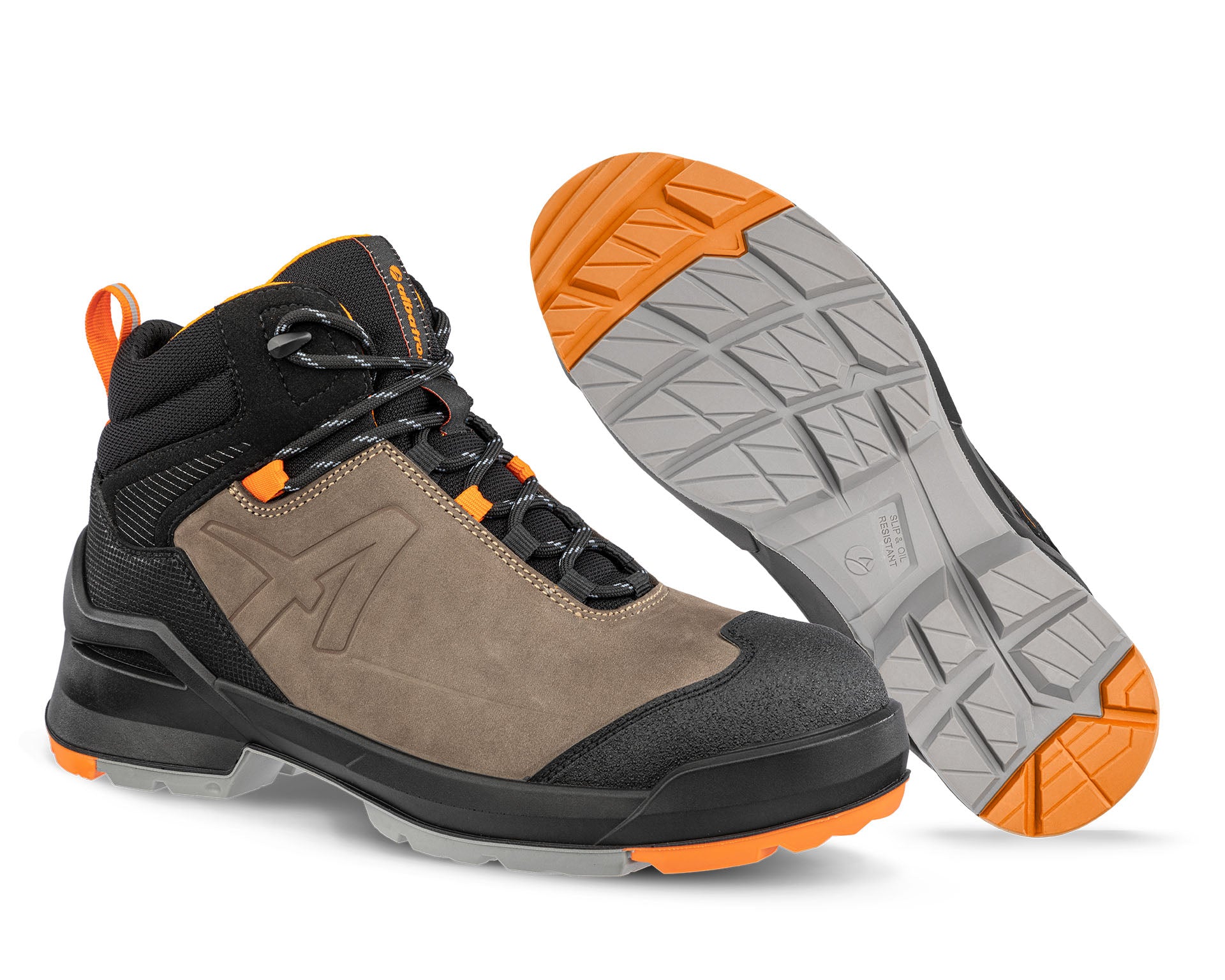 ALBATROS TARAVAL MID Sicherheitsschuh S3L ESD braun Paarbild #farbe_braun