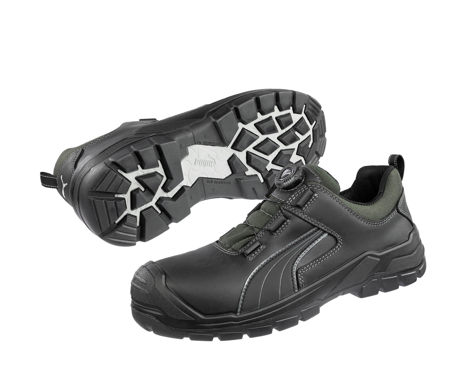 PUMA SAFETY CASCADES DISC LOW Sicherheitsschuh S3 schwarz Herren Paarbild