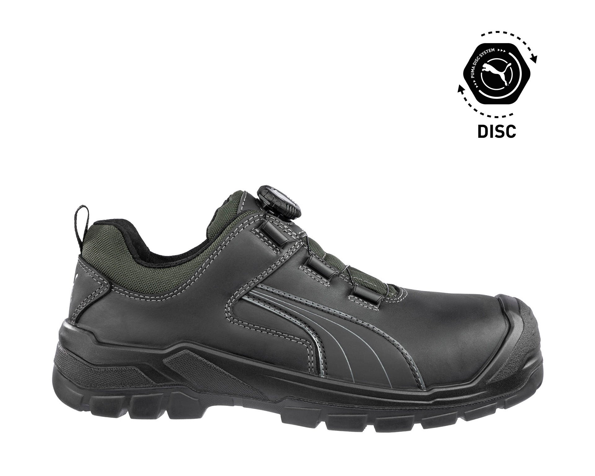 PUMA SAFETY CASCADES DISC LOW Sicherheitsschuh S3 schwarz Herren rechts