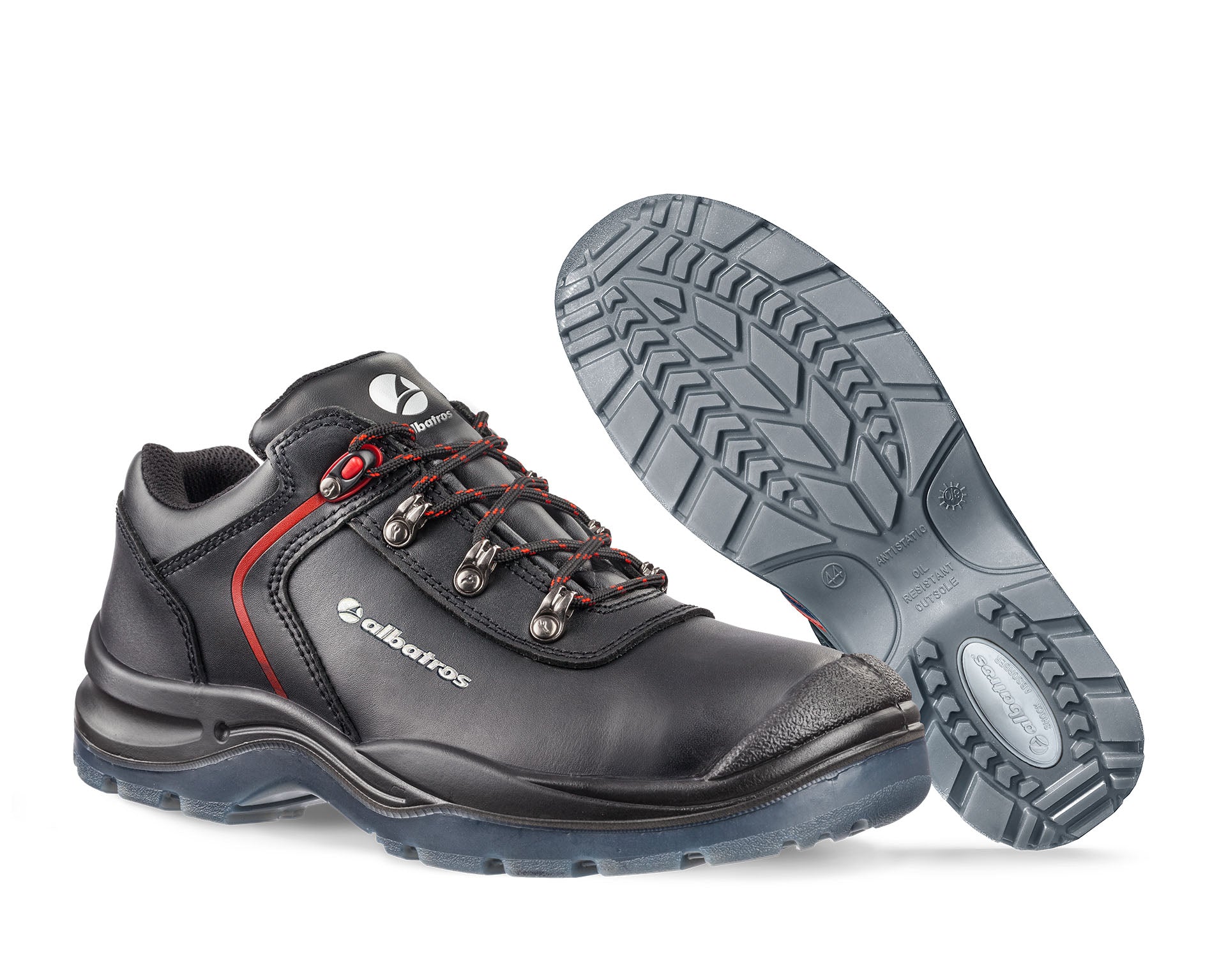 ALBATROS GRAVITATION LOW Sicherheitsschuh S3 schwarz Herren Paarbild