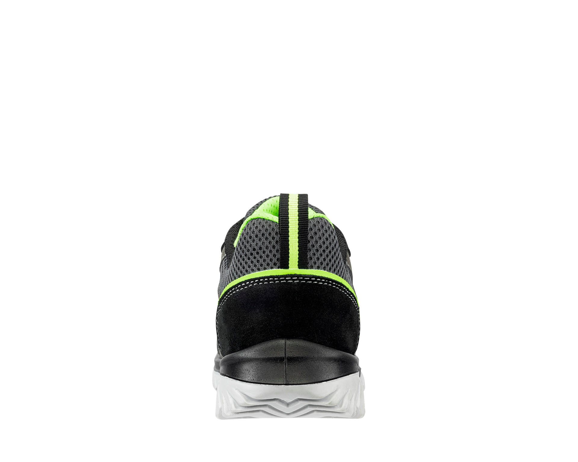 FOOTGUARD SMART LOW Sicherheitsschuh S1P grün Rückansicht #farbe_grün