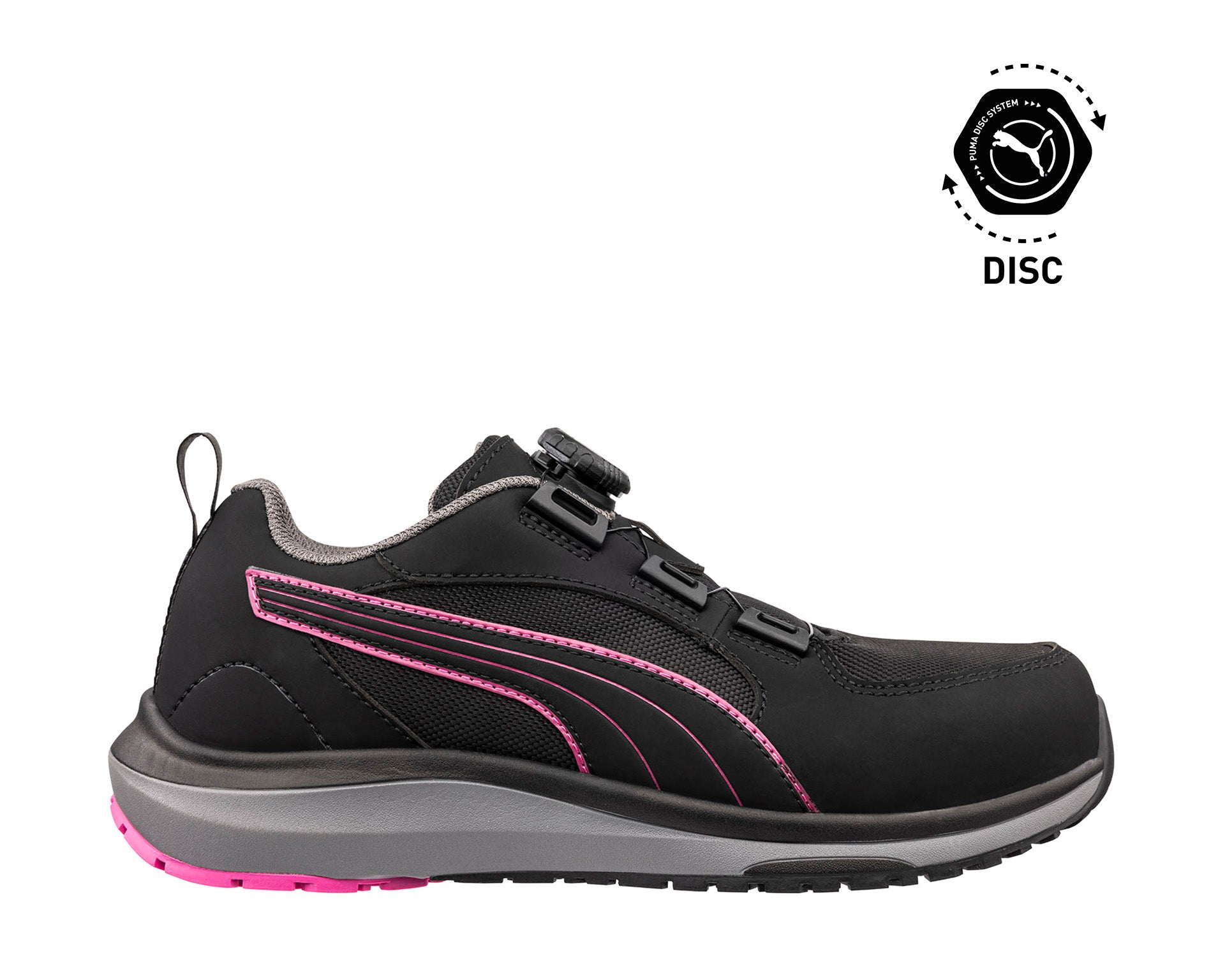 PUMA SAFETY ASPIRE DISC MID Sicherheitsschuhe S3S ESD schwarz Damen rechts