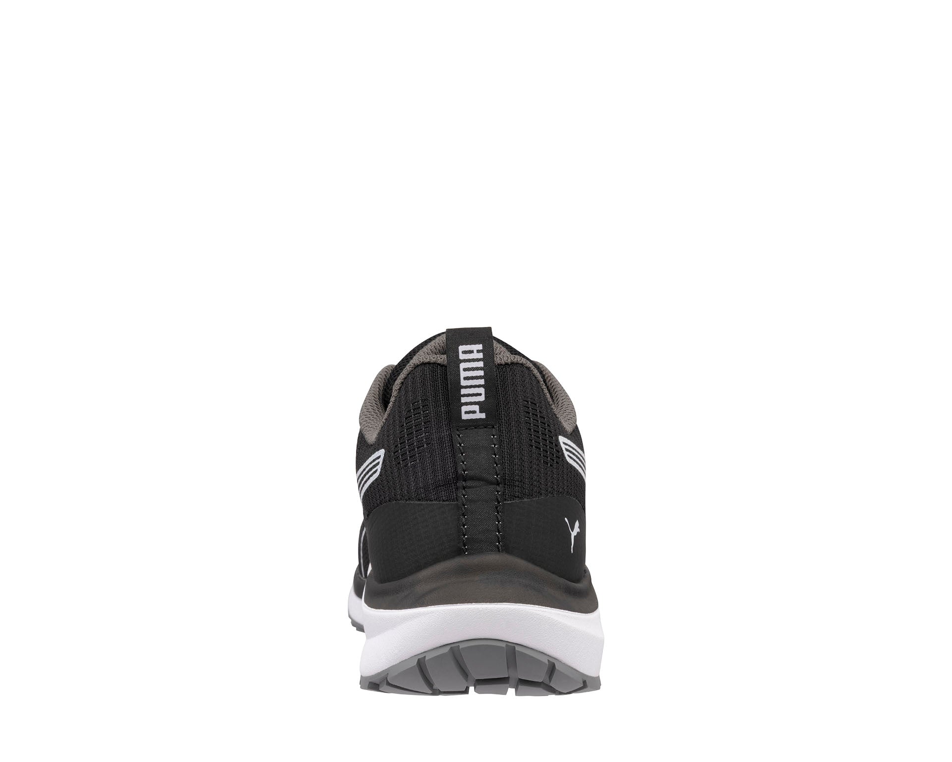 PUMA SAFETY CELERITY KNIT Sicherheitsschuh S1PS ESD schwarz Damen Rückansicht #farbe_schwarz