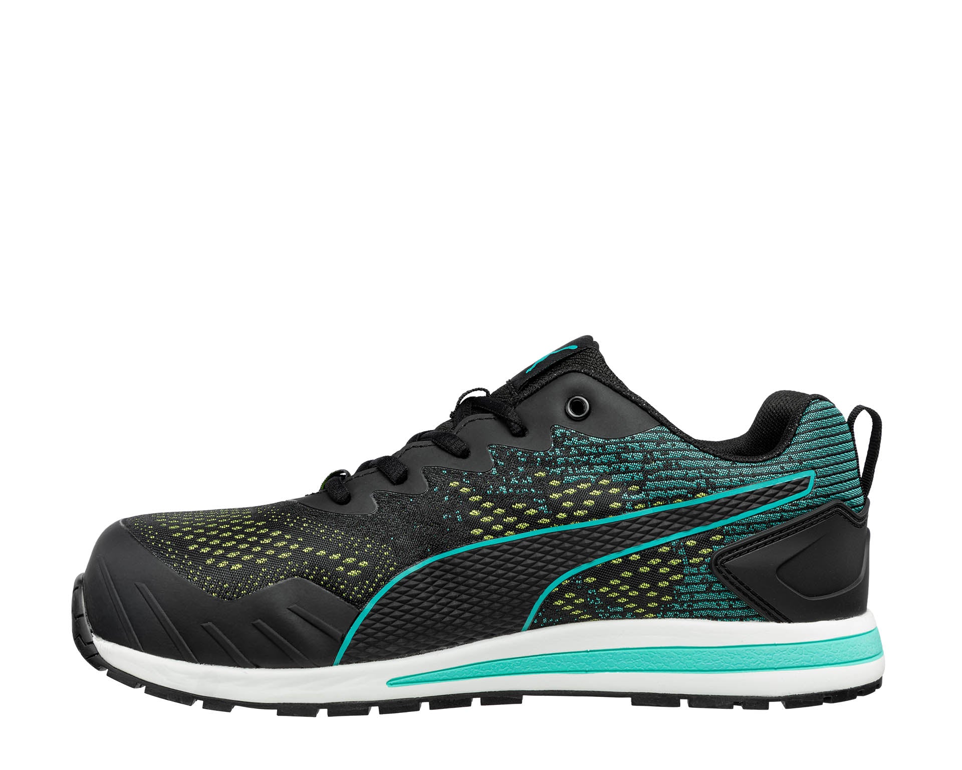 PUMA SAFETY VIVID LOW Sicherheitsschuh S1P ESD schwarz links