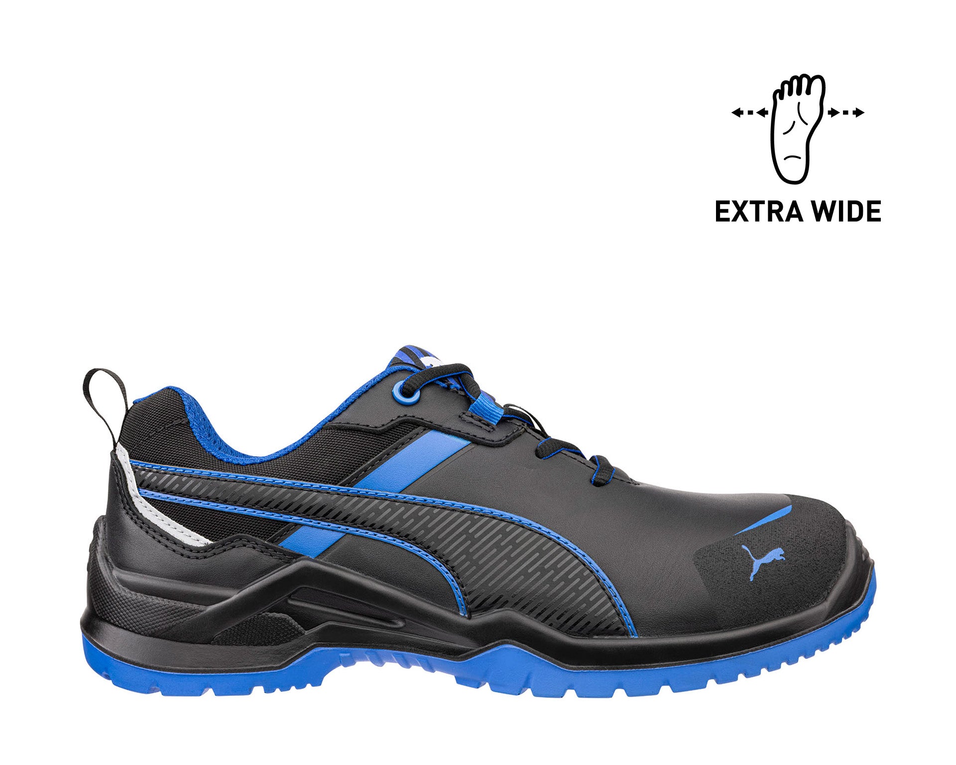 PUMA SAFETY KRYPTON LOW EXTRA BREIT Sicherheitsschuh S3S ESD schwarz rechts