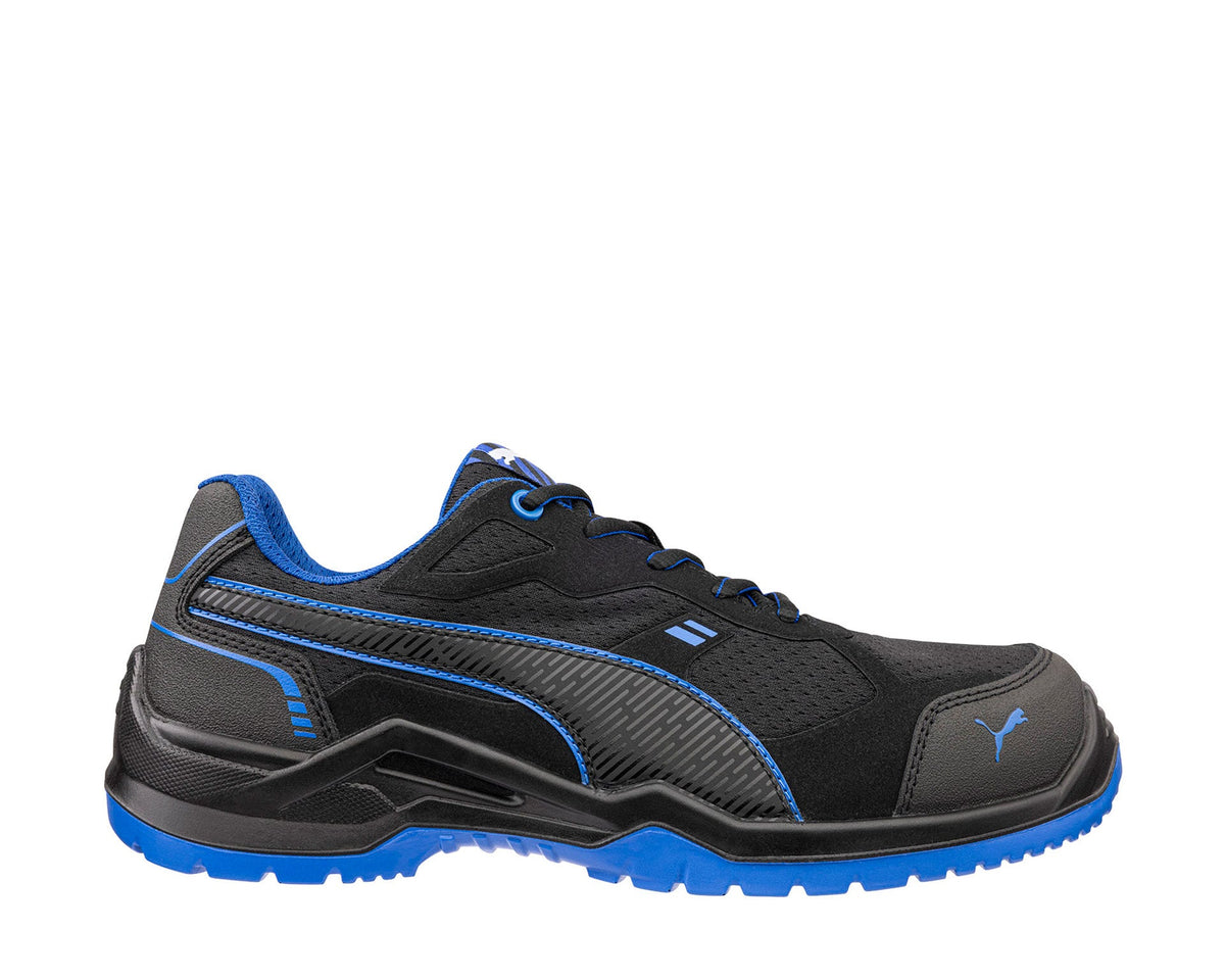 PUMA SAFETY FUSE TC LOW EXTRA BREIT Sicherheitsschuh S1PS ESD schwarz rechts