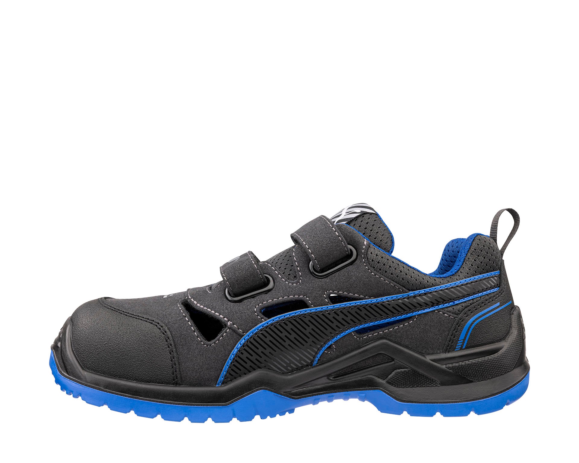 PUMA SAFETY NEODYME LOW Sicherheitsschuh S1PS ESD schwarz links