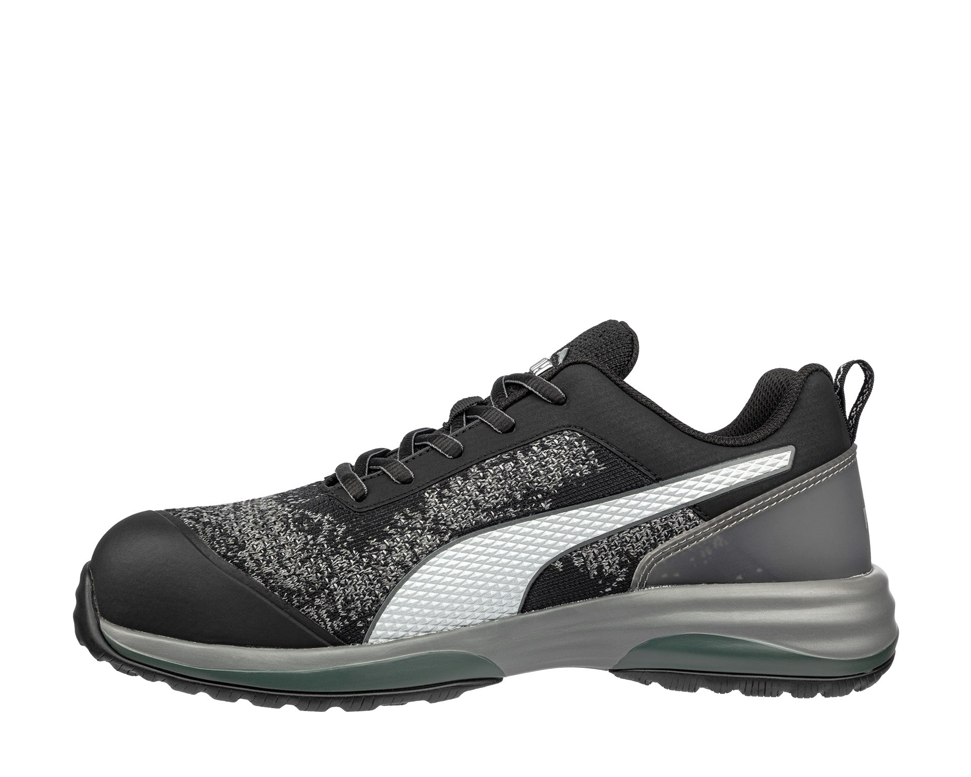 PUMA SAFETY CHARGE LOW Sicherheitsschuh S1P ESD schwarz links #farbe_schwarz