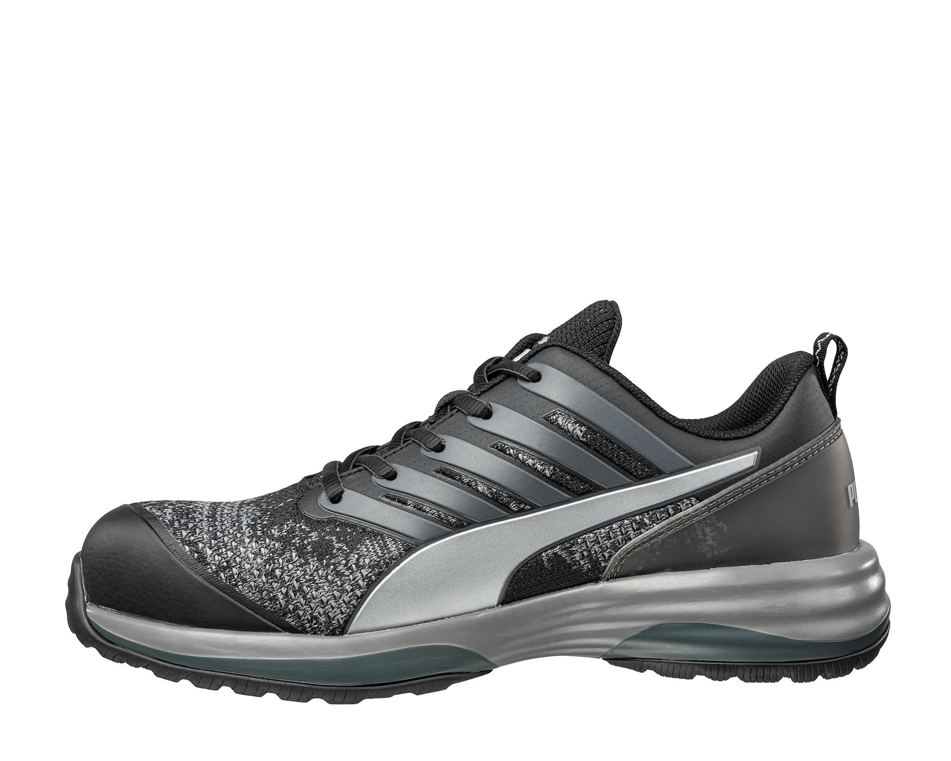 PUMA SAFETY CHARGE LOW Sicherheitsschuh S1P ESD schwarz links #farbe_schwarz