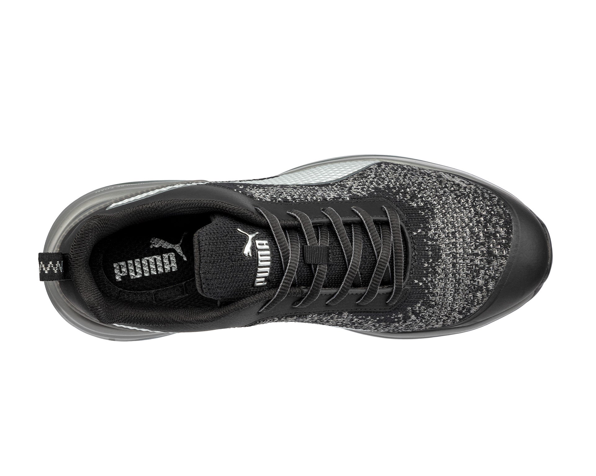PUMA SAFETY CHARGE LOW Sicherheitsschuh S1P ESD schwarz oben #farbe_schwarz
