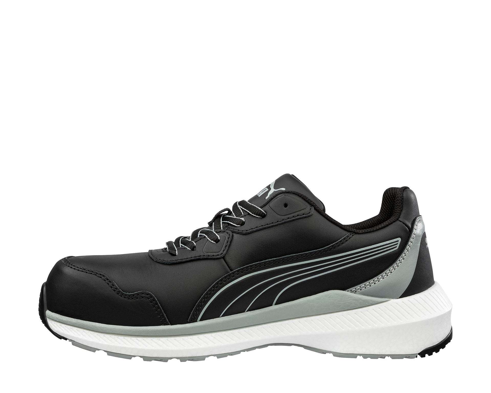 PUMA SAFETY ZOOM LOW Sicherheitsschuh S3S ESD schwarz Herren links